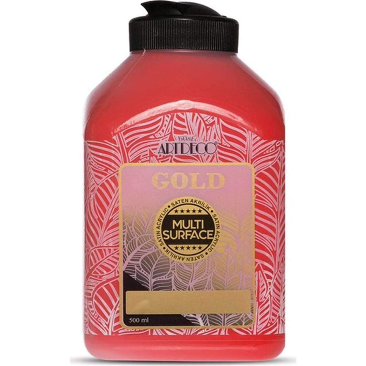 Artdeco Gold Akrilik Boya 500ml Mercan Kırmızı 222