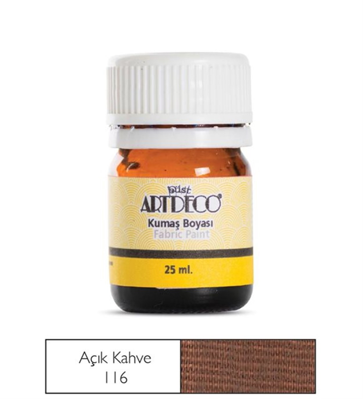 Artdeco Kumaş Boyası 25ml Açık Kahverengi 116
