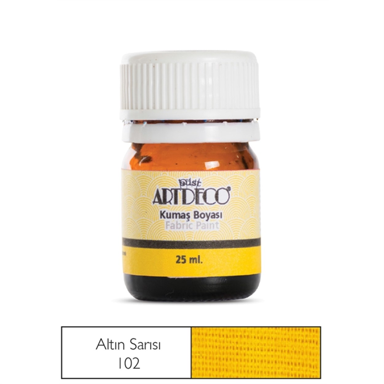 Artdeco Kumaş Boyası 25ml Altın Sarısı 102
