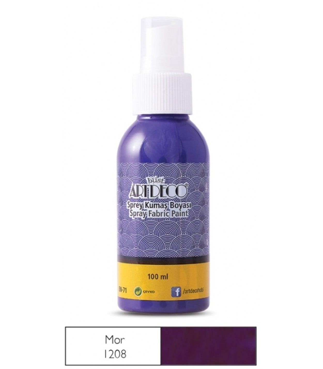 Artdeco Sprey Kumaş Boyası 100ml Mor 1208