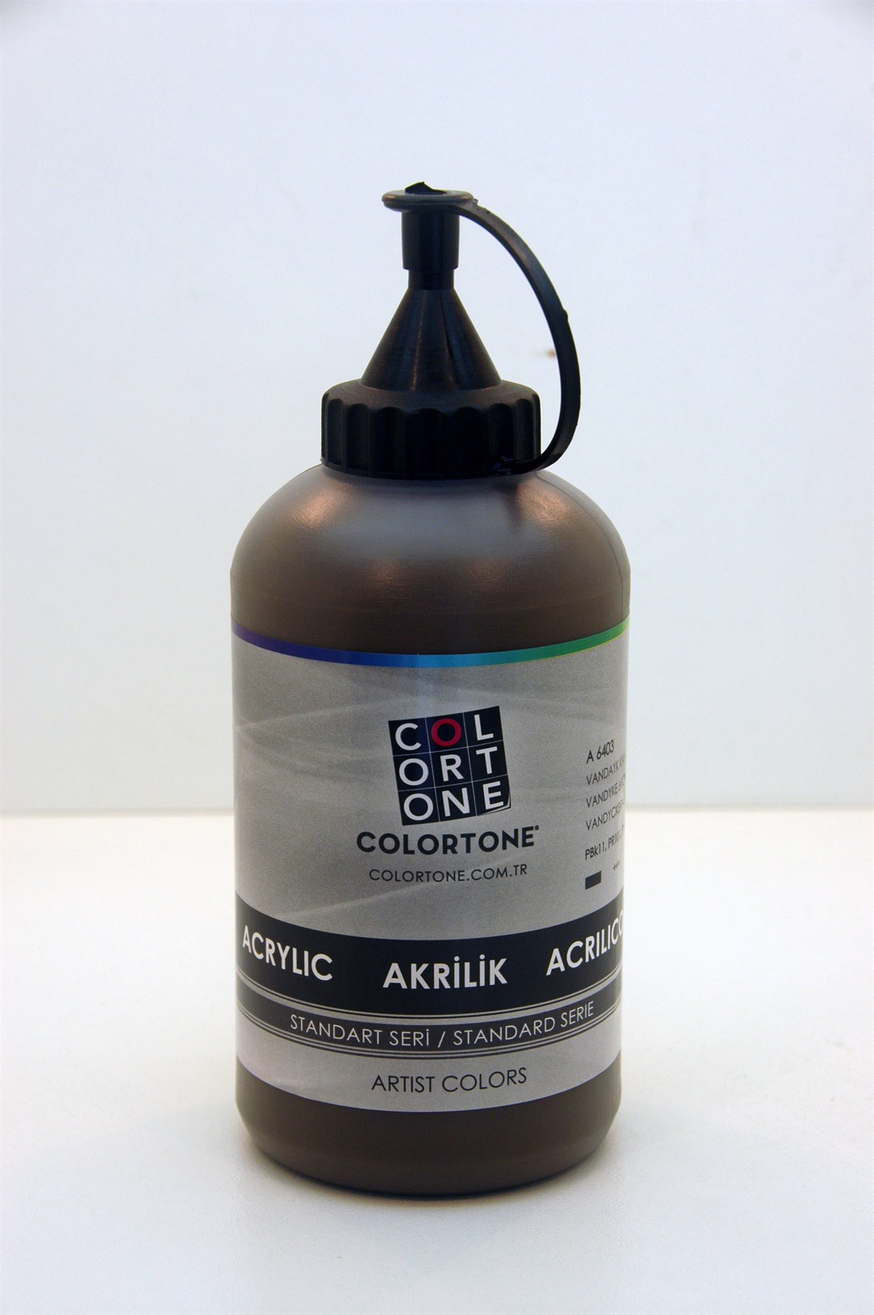 COLORTONE AKRİLİK BOYA 650 ML 6403 VANDAYK KAHVE