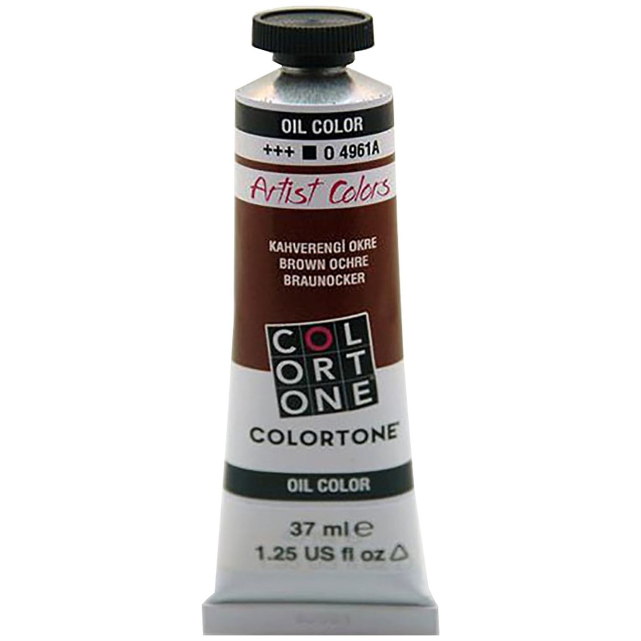 COLORTONE ARTİST COLORS YAĞLI BOYA 37 ML 4961 KAHVERENGİ OKRE