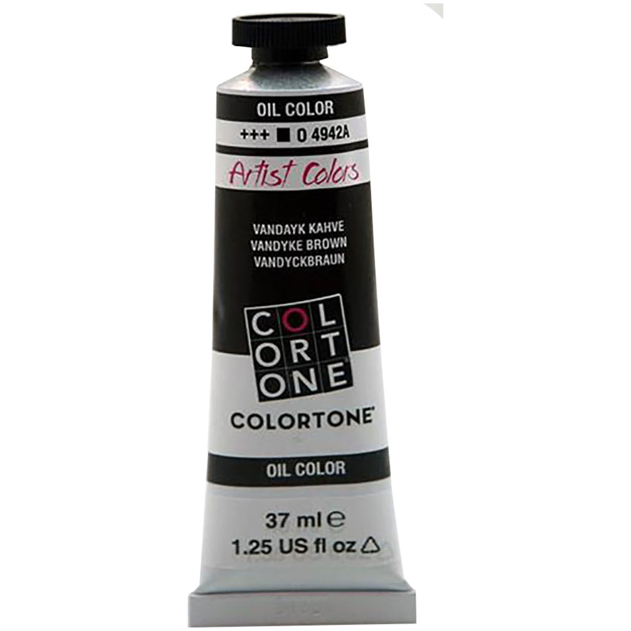 COLORTONE ARTİST COLORS YAĞLI BOYA 37 ML 4942 VANDAYK KAHVE