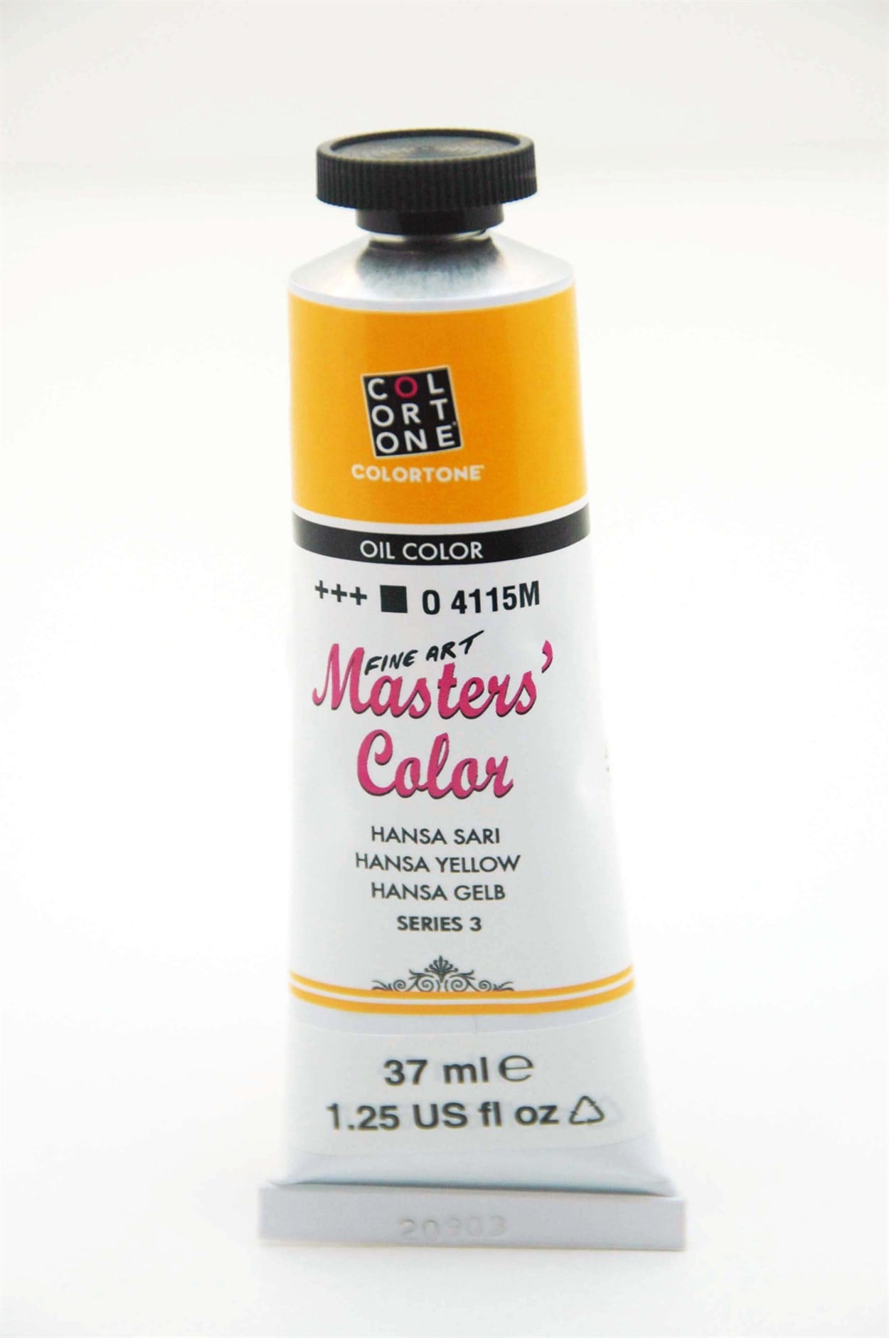 COLORTONE MASTERS COLOR YAĞLI BOYA 37 ML 4115 HANSA SARI SERİ:3