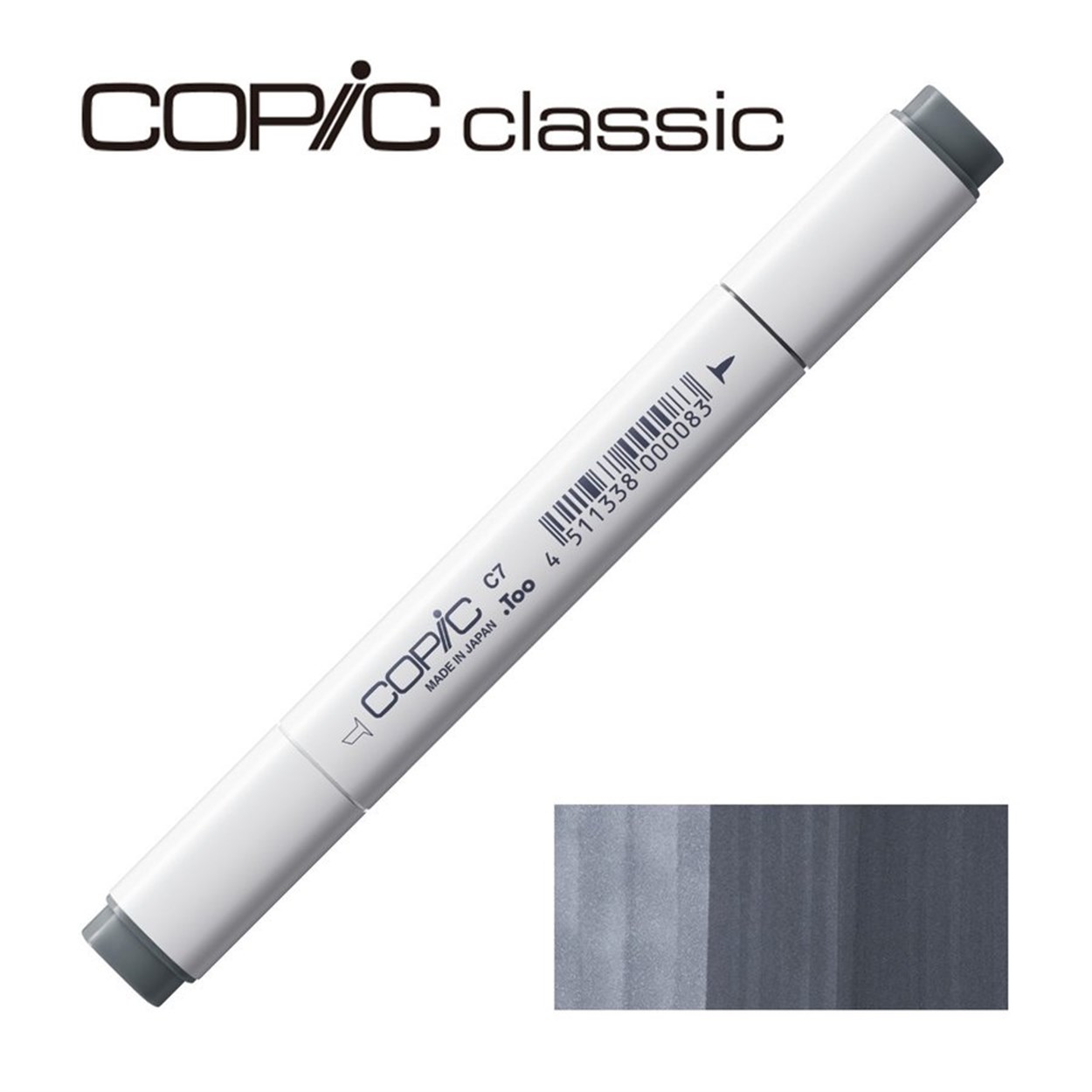 COPIC Marker  C 7 COOL GRAY