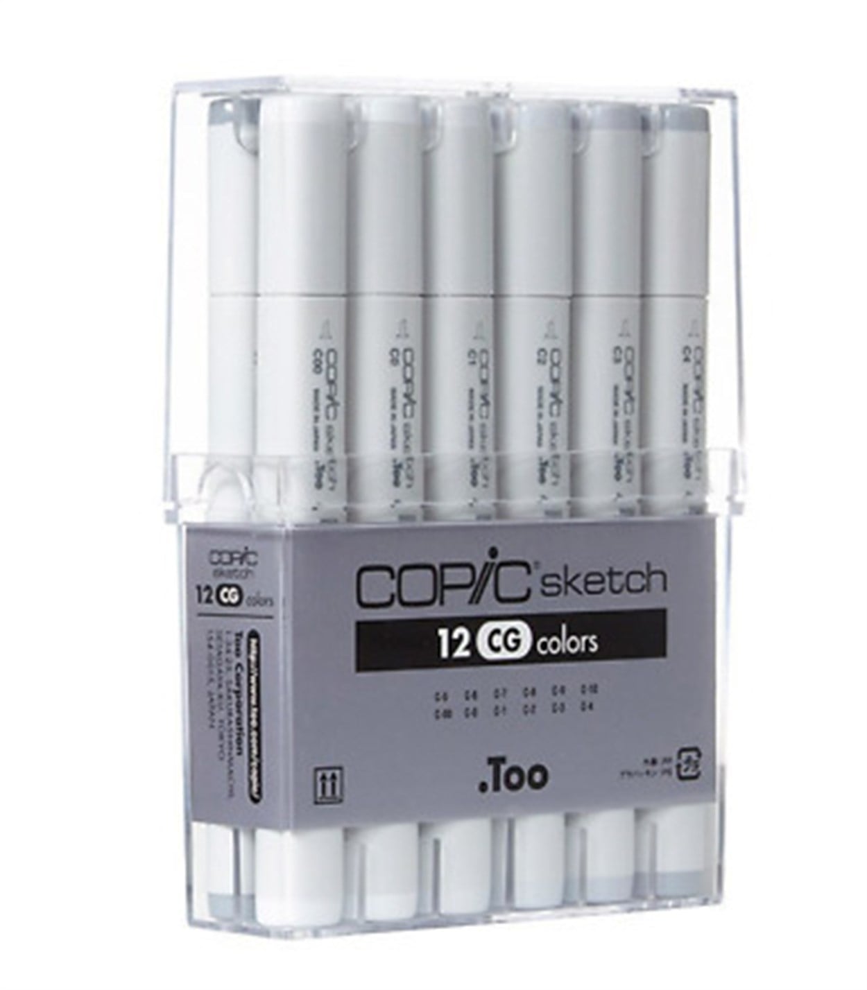 COPİC SKETCH MARKER SET 12 Lİ CG COLORS