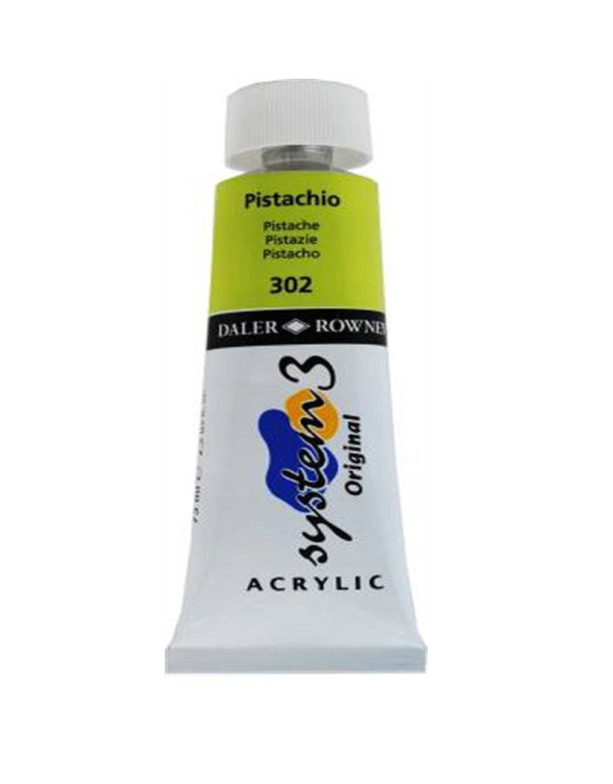 DALER ROWNEY SYSTEM 3 ORIGINAL AKRİLİK BOYA 75 ML PISTACHIO