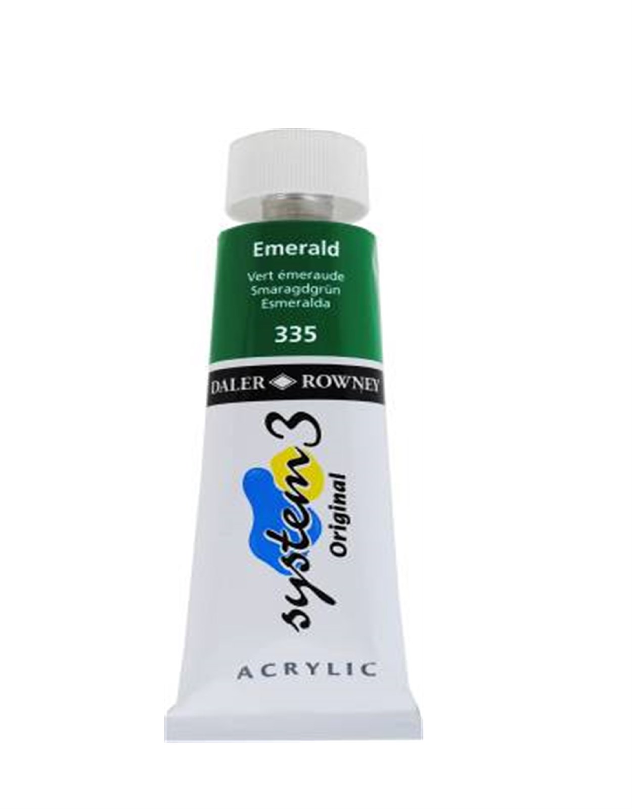 DALER ROWNEY SYSTEM 3 ORIGINAL AKRİLİK BOYA 75 ML EMERALD