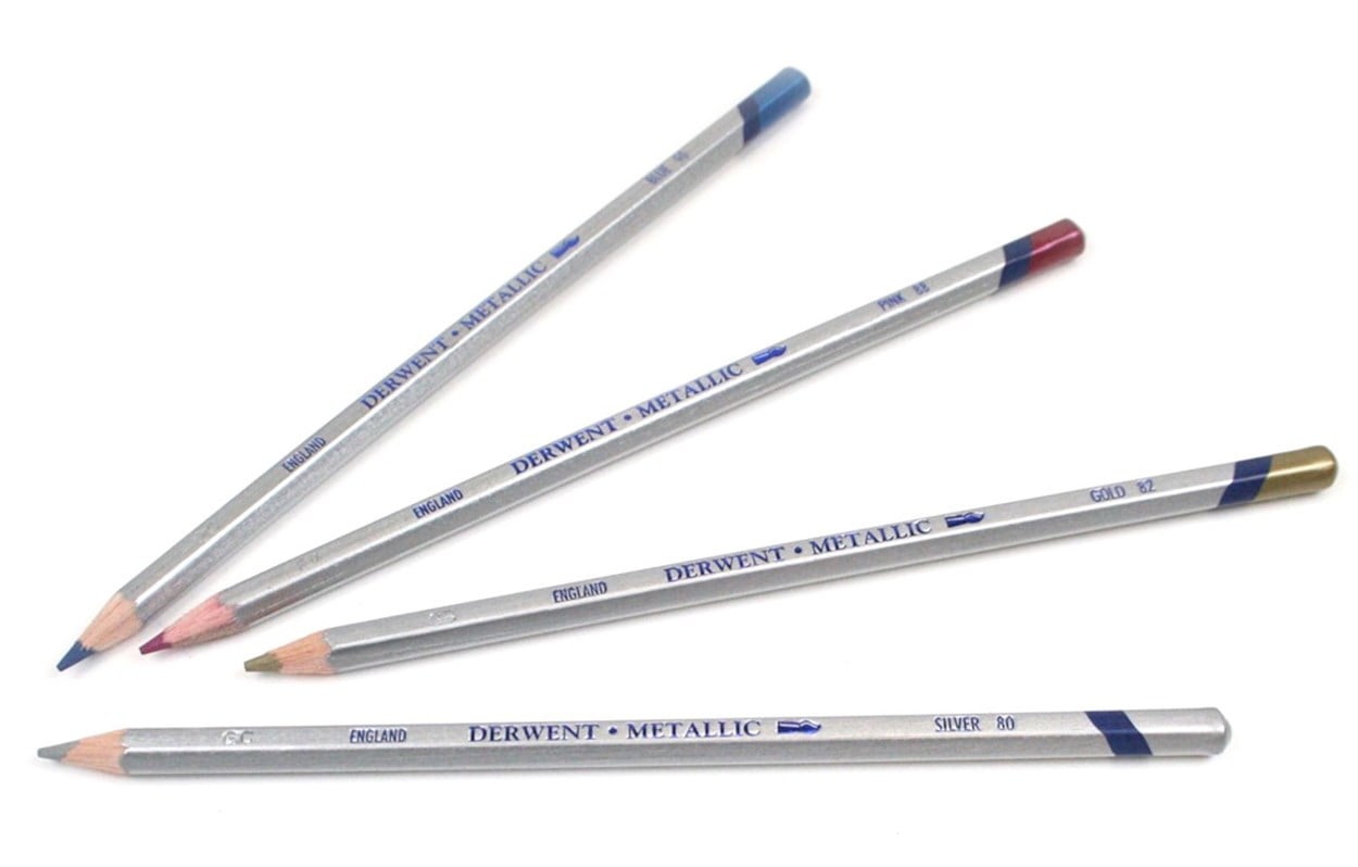 DERWENT METALLİC KURU-SULU BOYA KALEMİ YELLOW (86)
