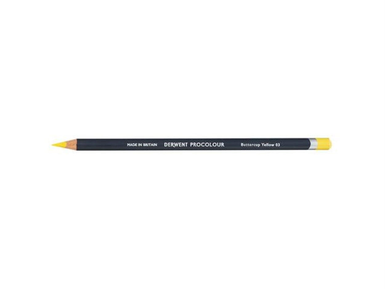 DERWENT PROCOLOUR KURUBOYA 03 BUTTERCUP YELLOW