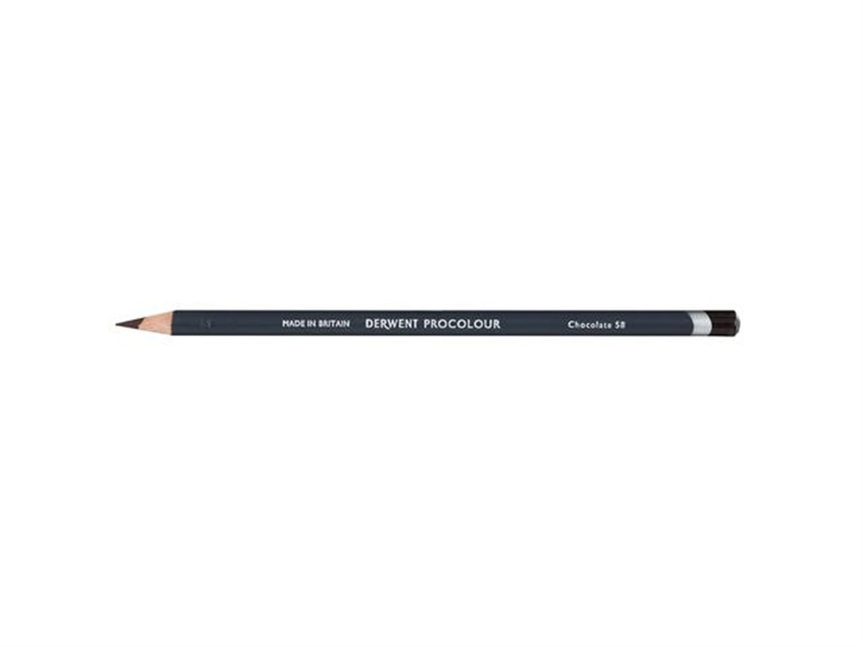 DERWENT PROCOLOUR KURUBOYA 58 CHOCOLATE