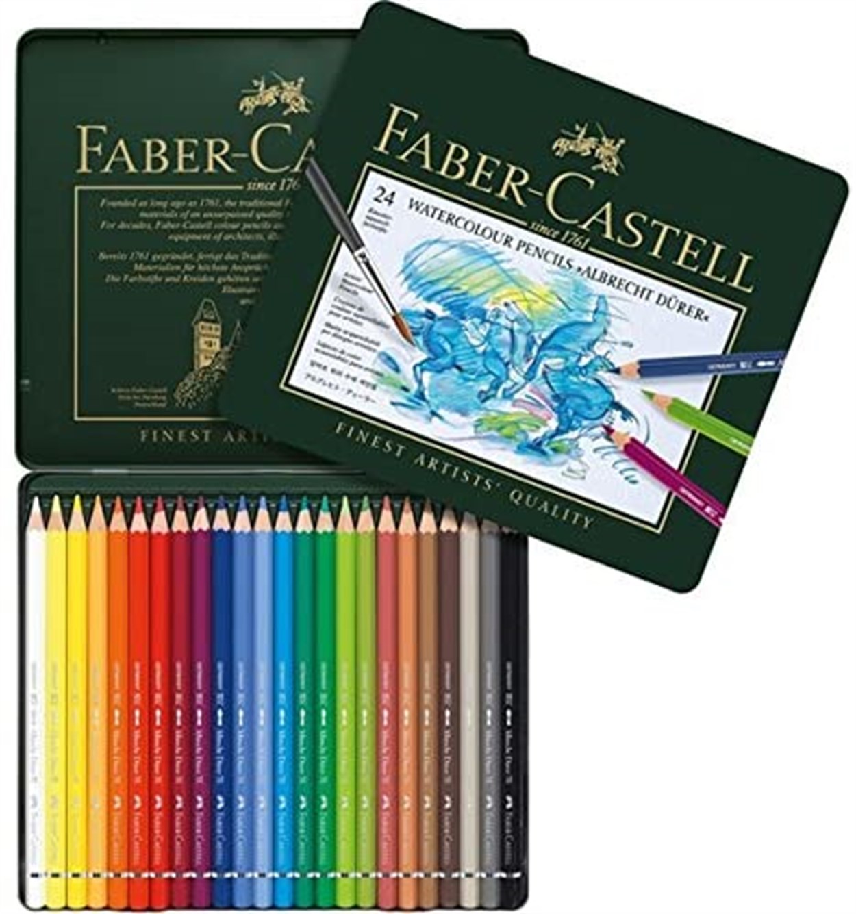 FABER CASTELL ALBRECHT DÜRER KURU-SULU BOYA 24 RENK