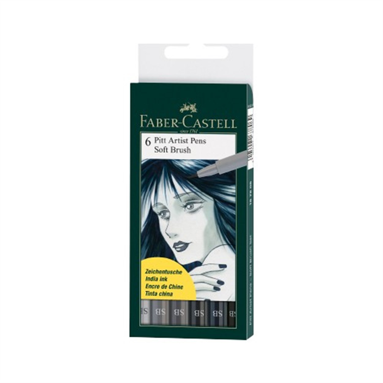 FABER CASTELL PITT ARTIST PENS SOFT BRUSH ÇİZİM KALEMİ SETİ 4'LÜ