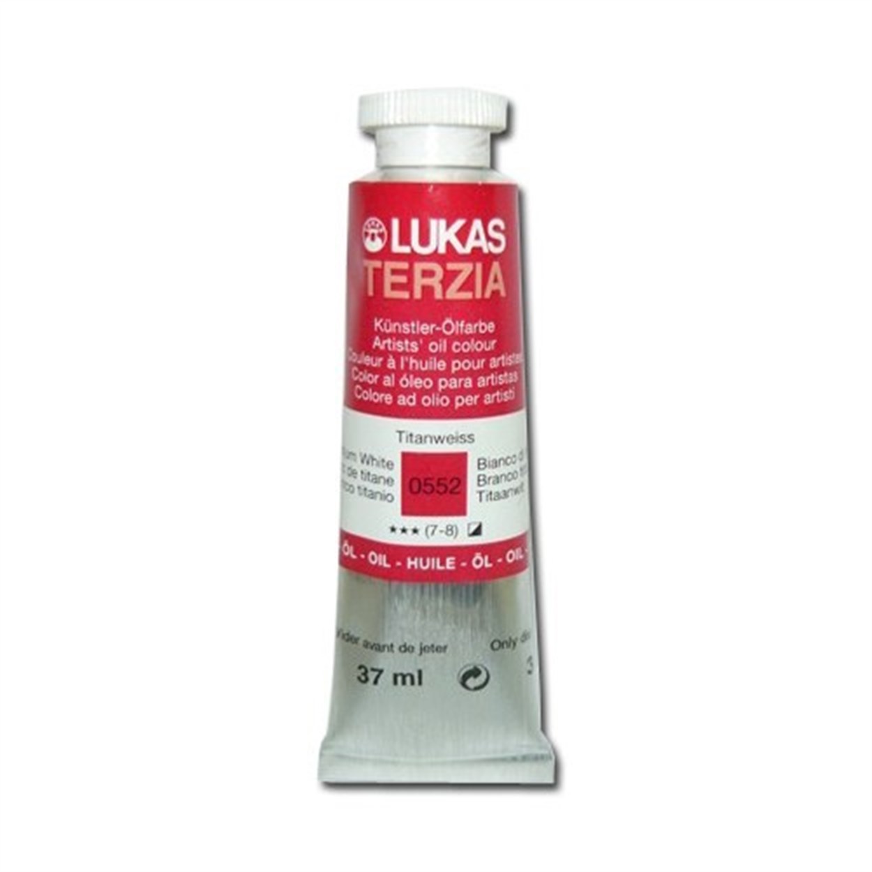 LUKAS TERZİA YAĞLI BOYA 37 ML 0598 IVORY BLACK