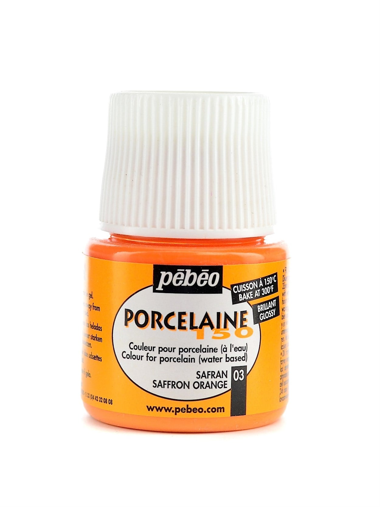 PEBEO PORSELEN BOYASI 45 ML ŞİŞE Saffron Orange