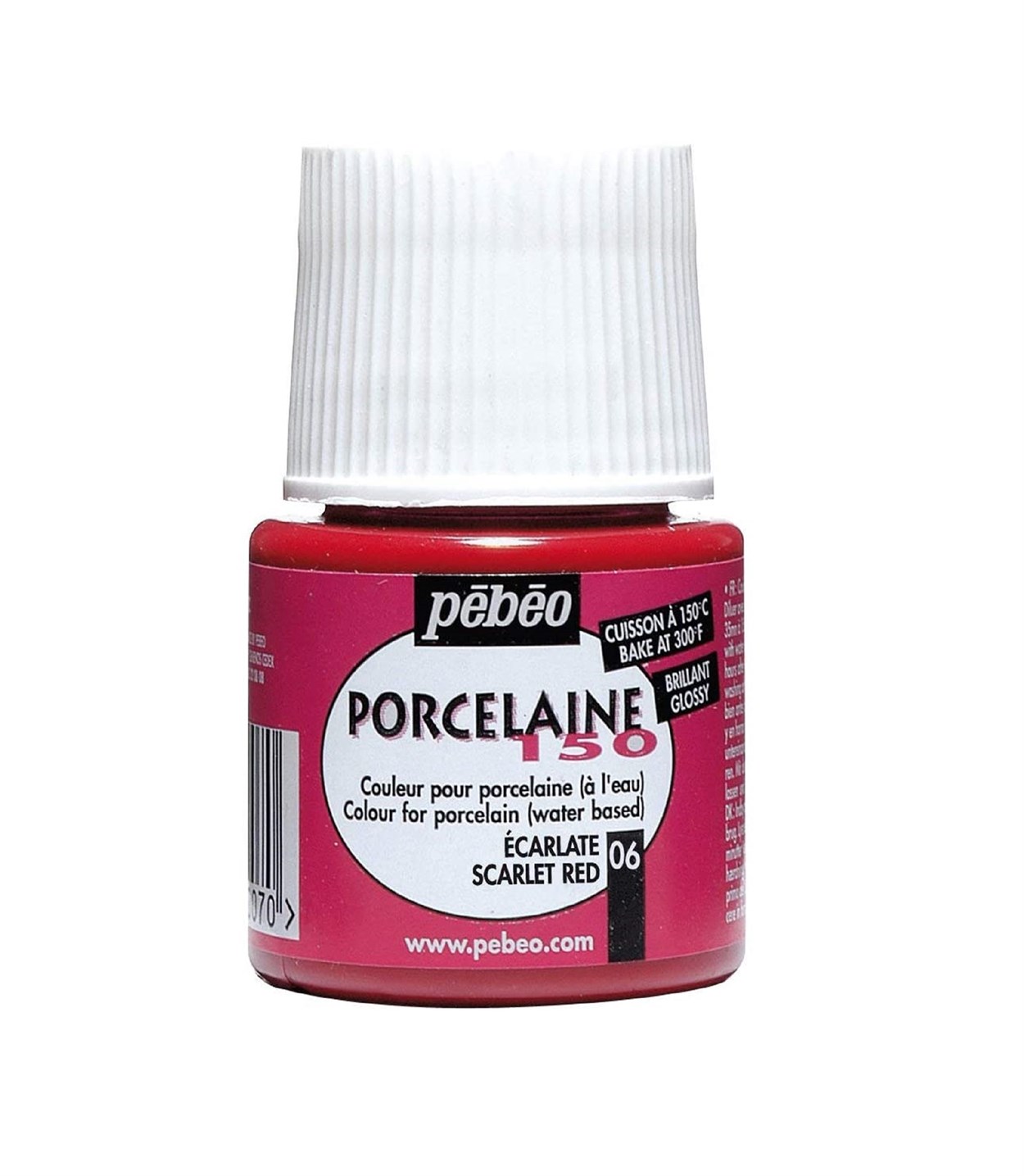PEBEO PORSELEN BOYASI 45 ML ŞİŞE Scarlet Red