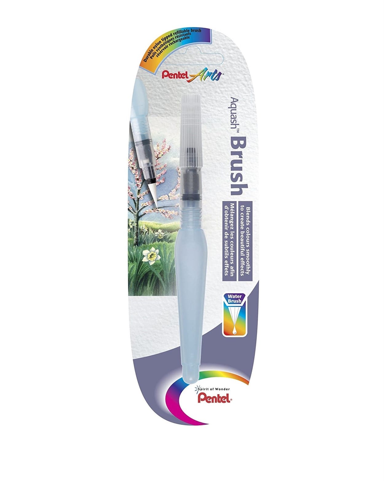 PENTEL AQUAASH BRUSH MEDIUM TİP SU HAZNELİ FIRÇA