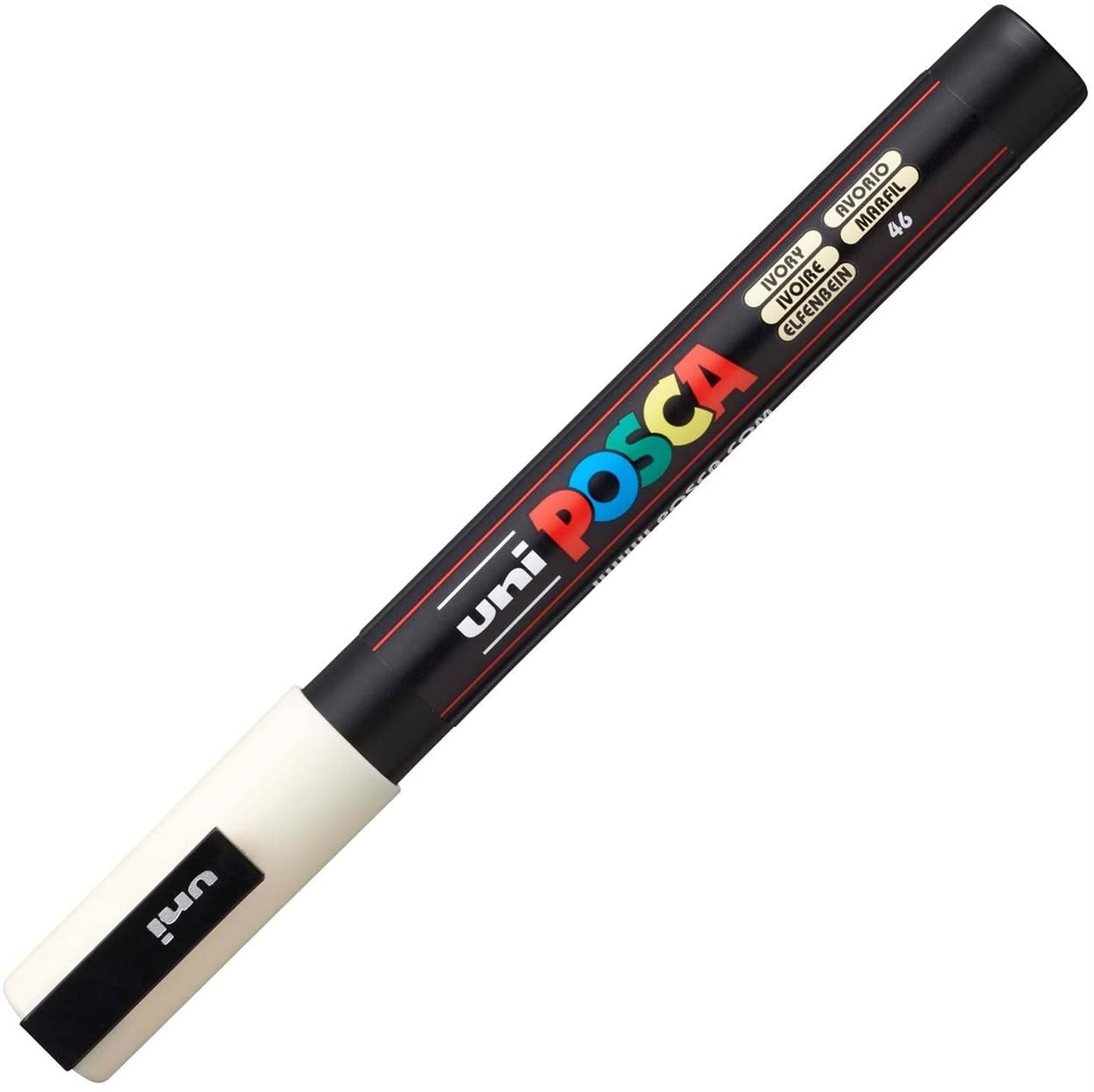 Uni POSCA 0.9-1.3 Su Bazlı Poster Markörü Fildişi