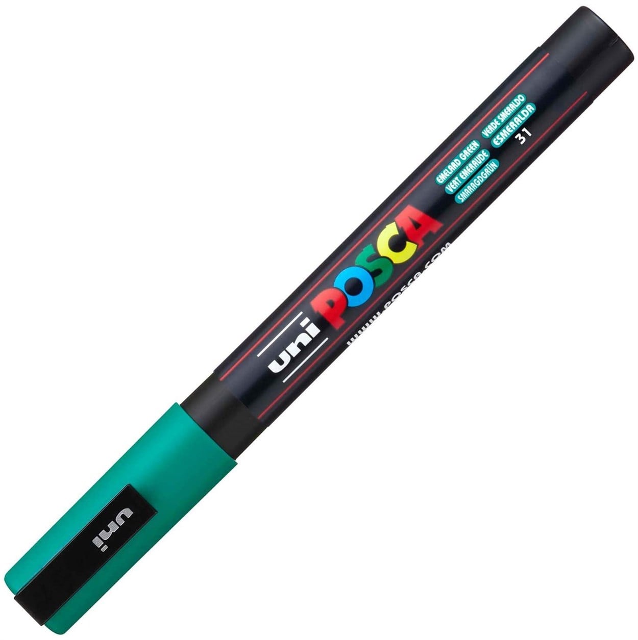 Uni POSCA 0.9-1.3 SuBazlıPosterMarkörüZümrütYeşili
