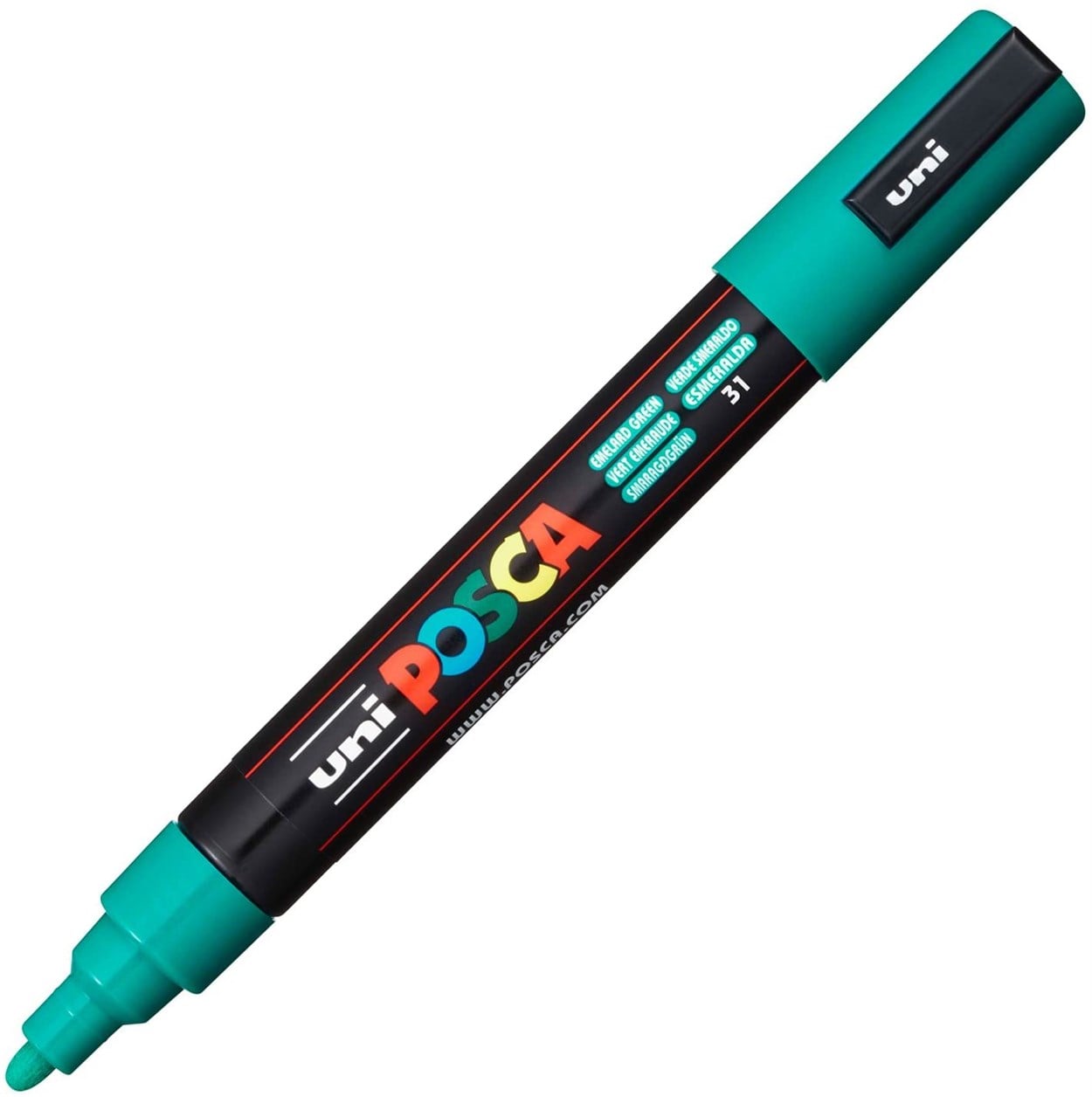 Uni POSCA 1.8-2.5 SuBazlıPosterMarkörüZümrütYeşili