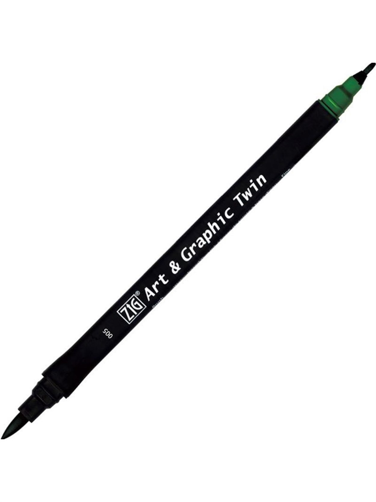 ZIG ART&GRAPHIC TWIN ÇİFT UÇLU ÇİZİM KALEMİ TUT-80 5 GREEN