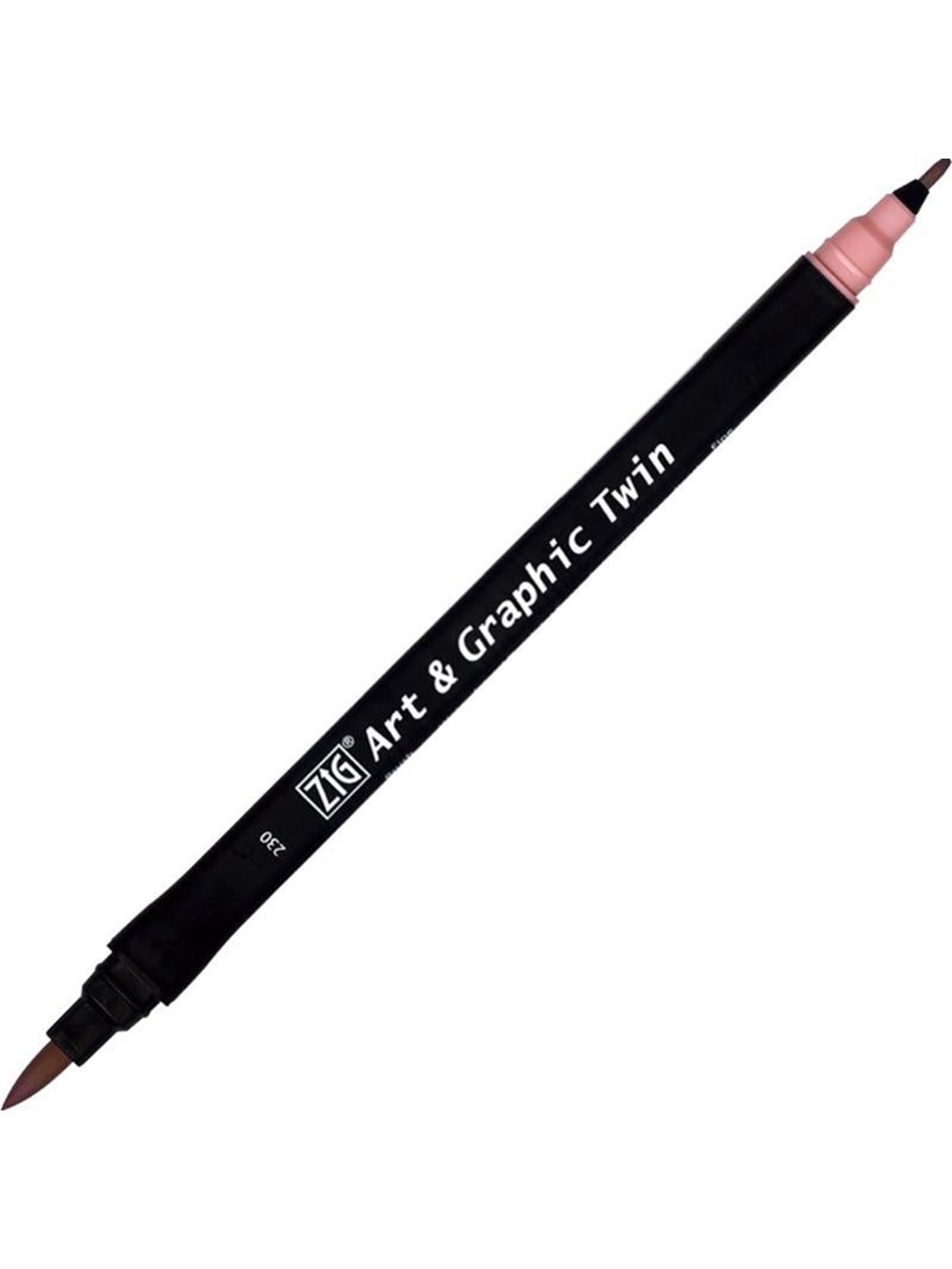 ZIG ART&GRAPHIC TWIN ÇİFT UÇLU ÇİZİM KALEMİ TUT-80 230 PALE ROSE