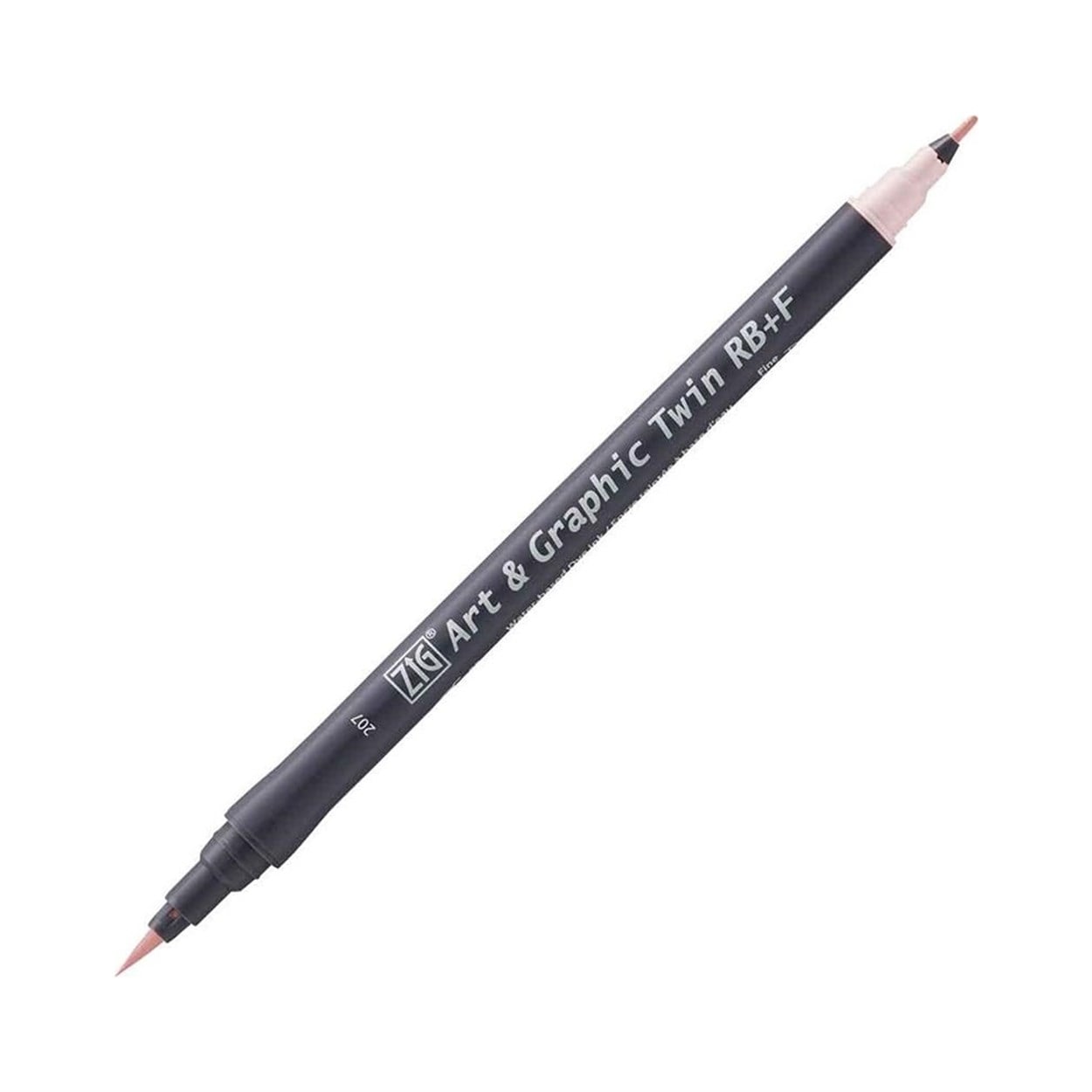 ZIG ART&GRAPHIC TWIN RB+F ÇİFT UÇLU ÇİZİM KALEMİ TUT-95 207 PALE PINK