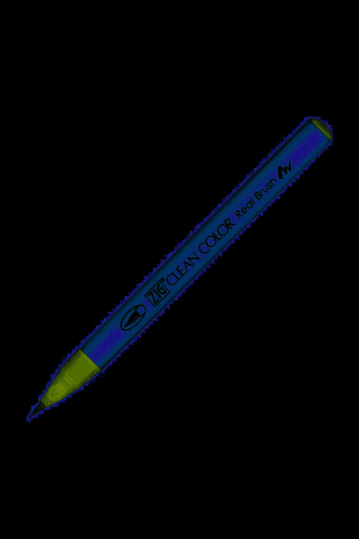 ZIG CLEAN COLOR REAL BRUSH FIRÇA UÇLU KALEM RB-6000AT 043 OL.GREEN