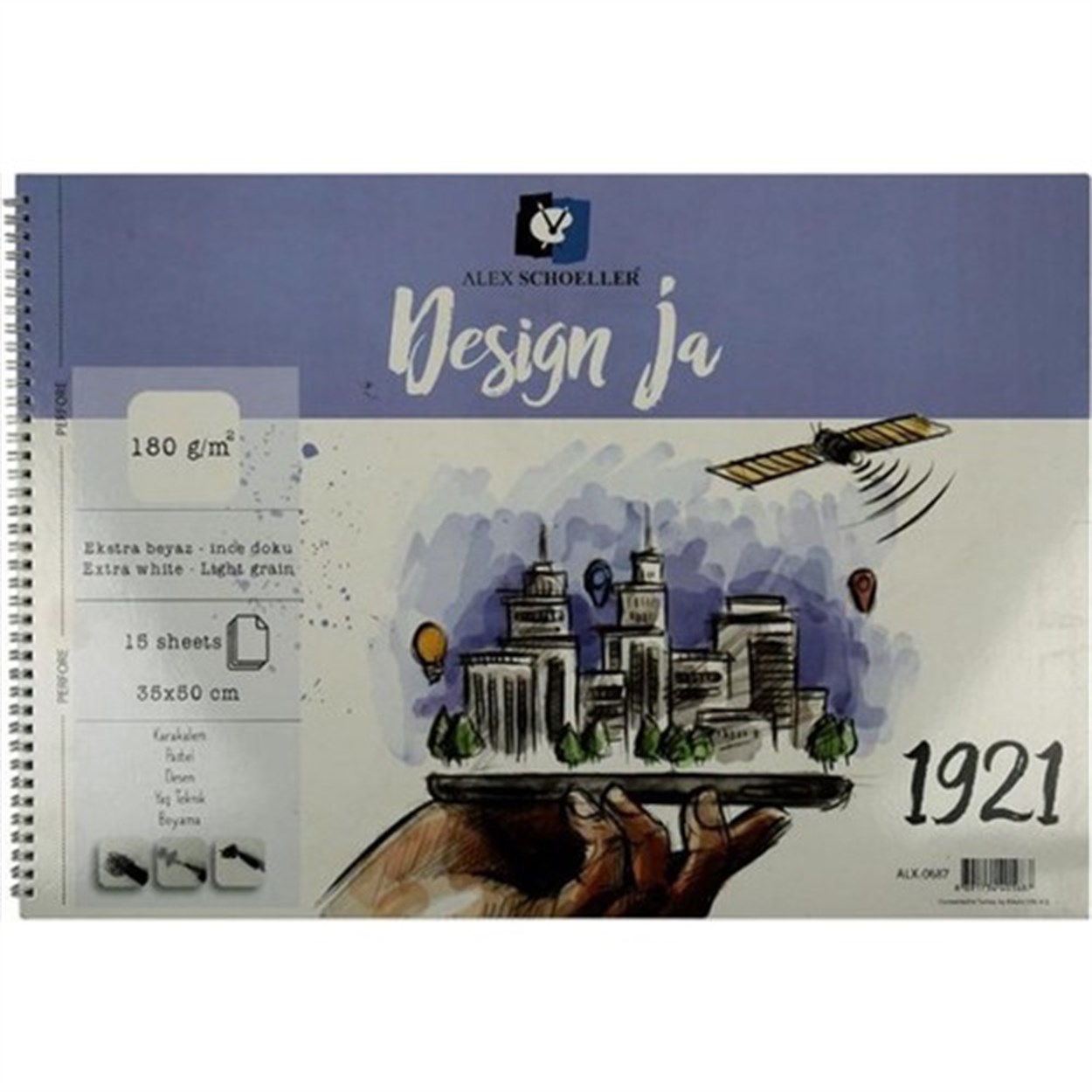 ALEX SCHOELLER ÇİZİM DEFTERİ 35X50 180 GR 15 YAPRAK