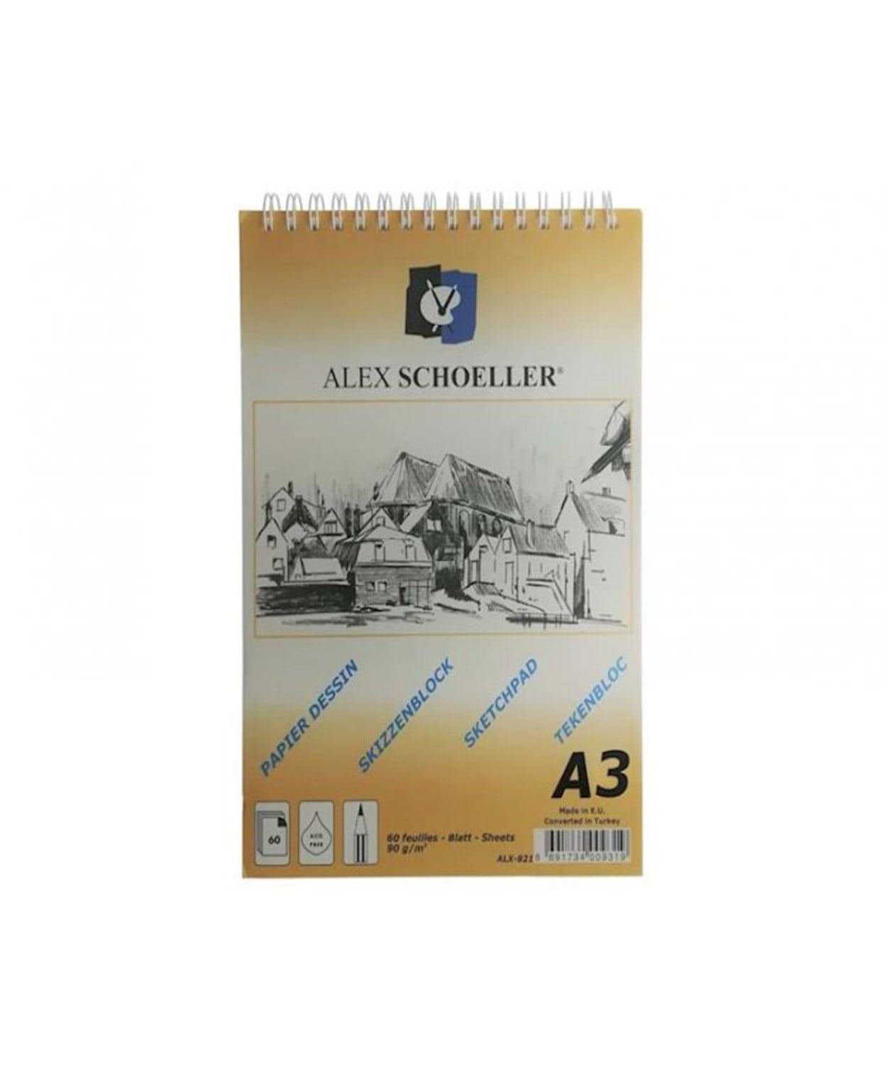 ALEX SCHOELLER ESKİZ BLOK A3 90 GR 60 YAPRAK