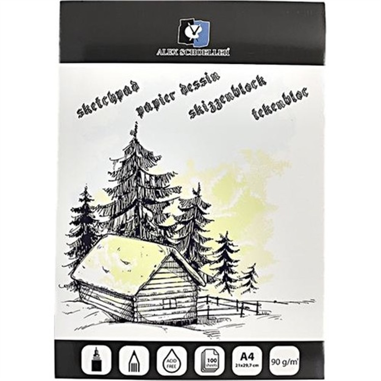 ALEX SCHOELLER ESKİZ DEFTERİ A4 90 GR 100 YAPRAK