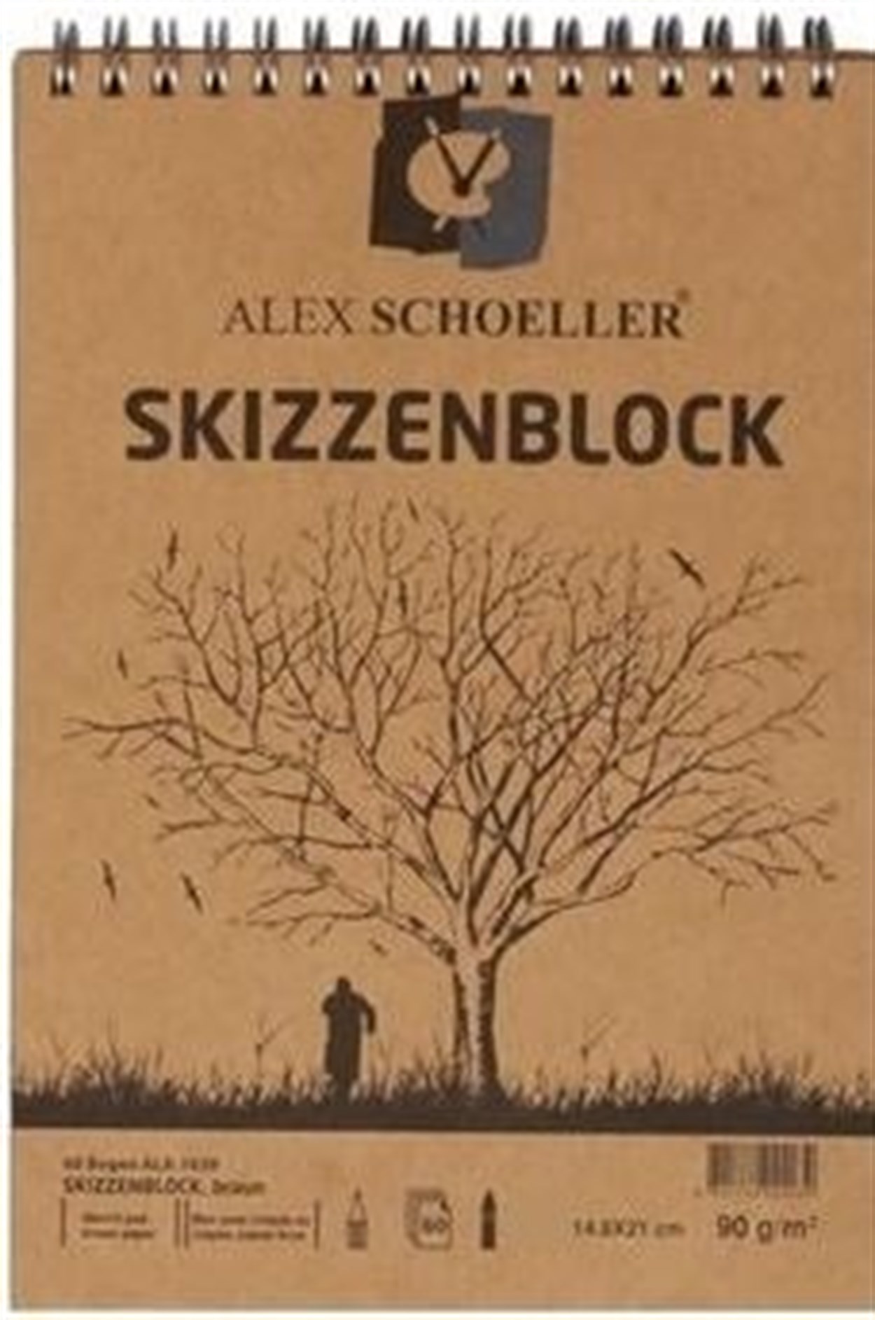ALEX SCHOELLER KRAFT ESKİZ DEFTERİ 25X35 90 GR 30 YAPRAK