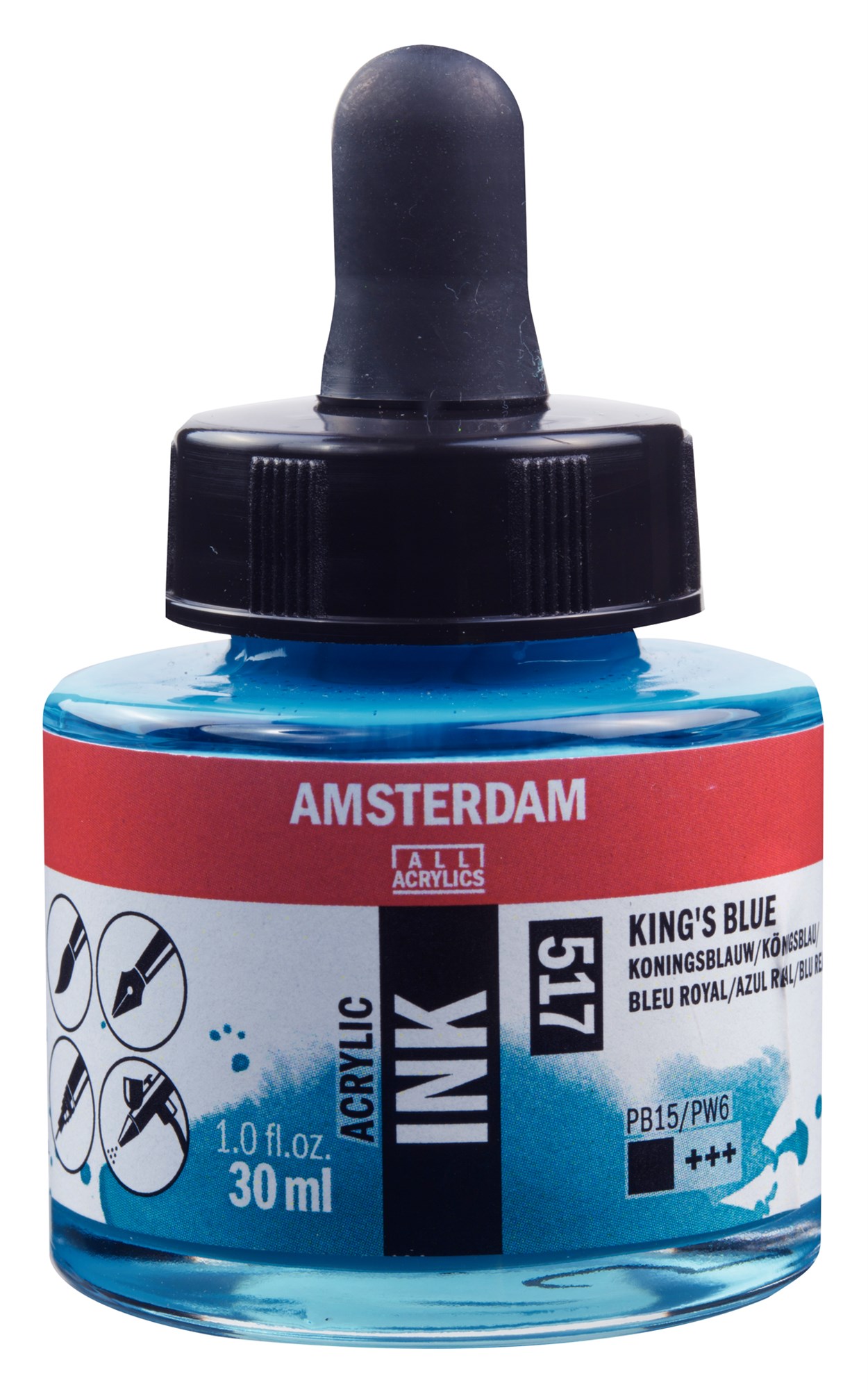 AMSTERDAM AKRİLİK MÜREKKEBİ 30ML KINGS BLUE