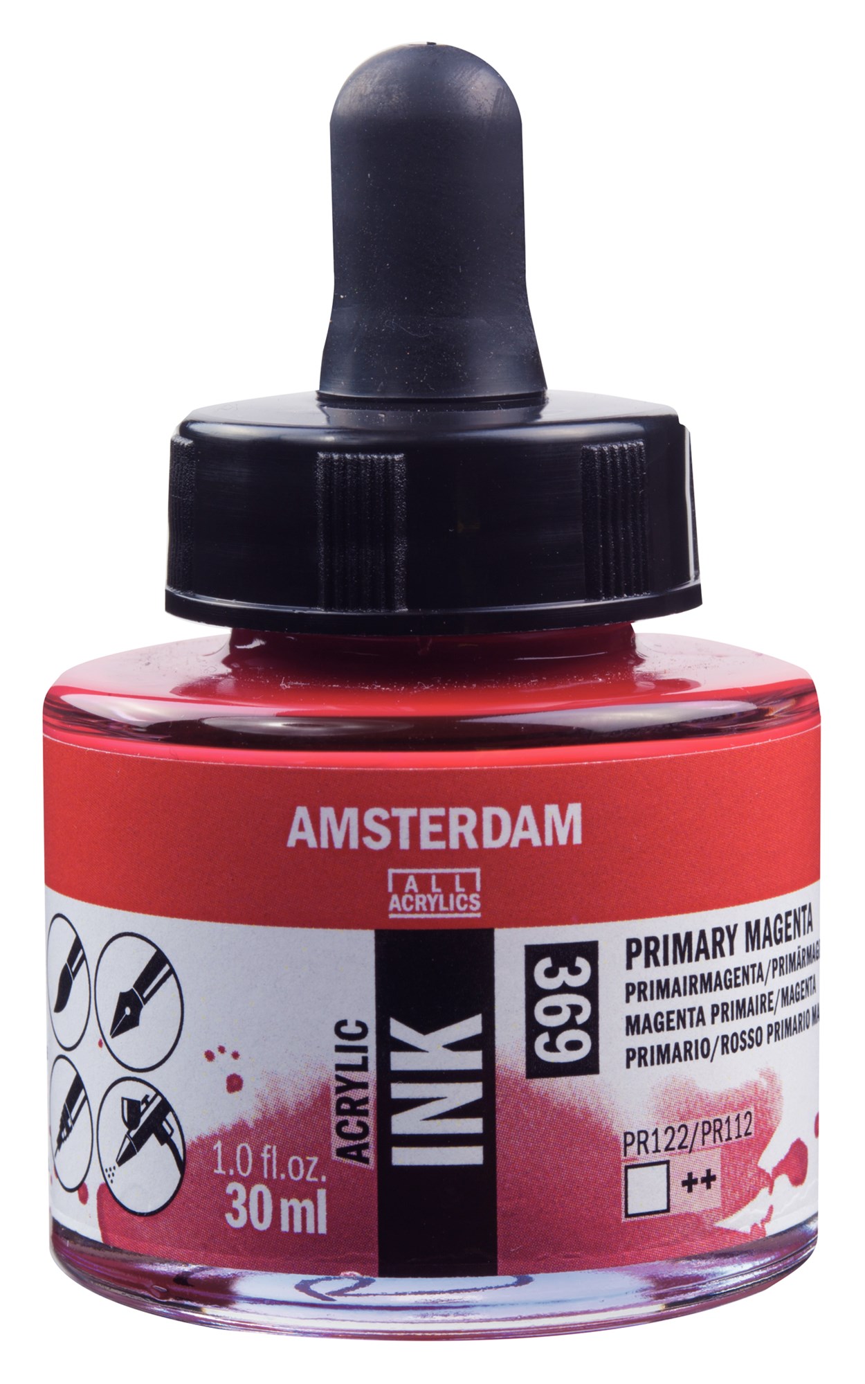 AMSTERDAM AKRİLİK MÜREKKEBİ 30ML PRIM. MAGENTA