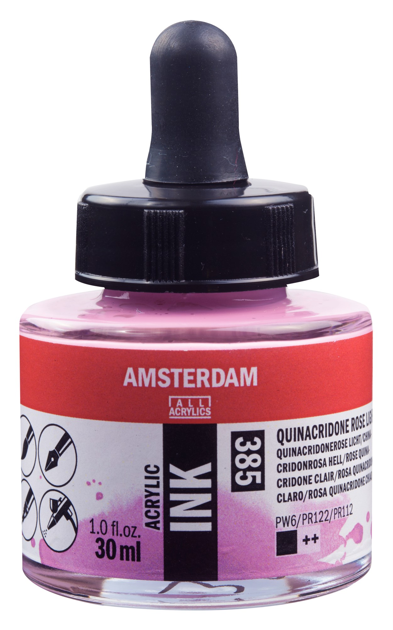 AMSTERDAM AKRİLİK MÜREKKEBİ 30ML QUINAROSE LT