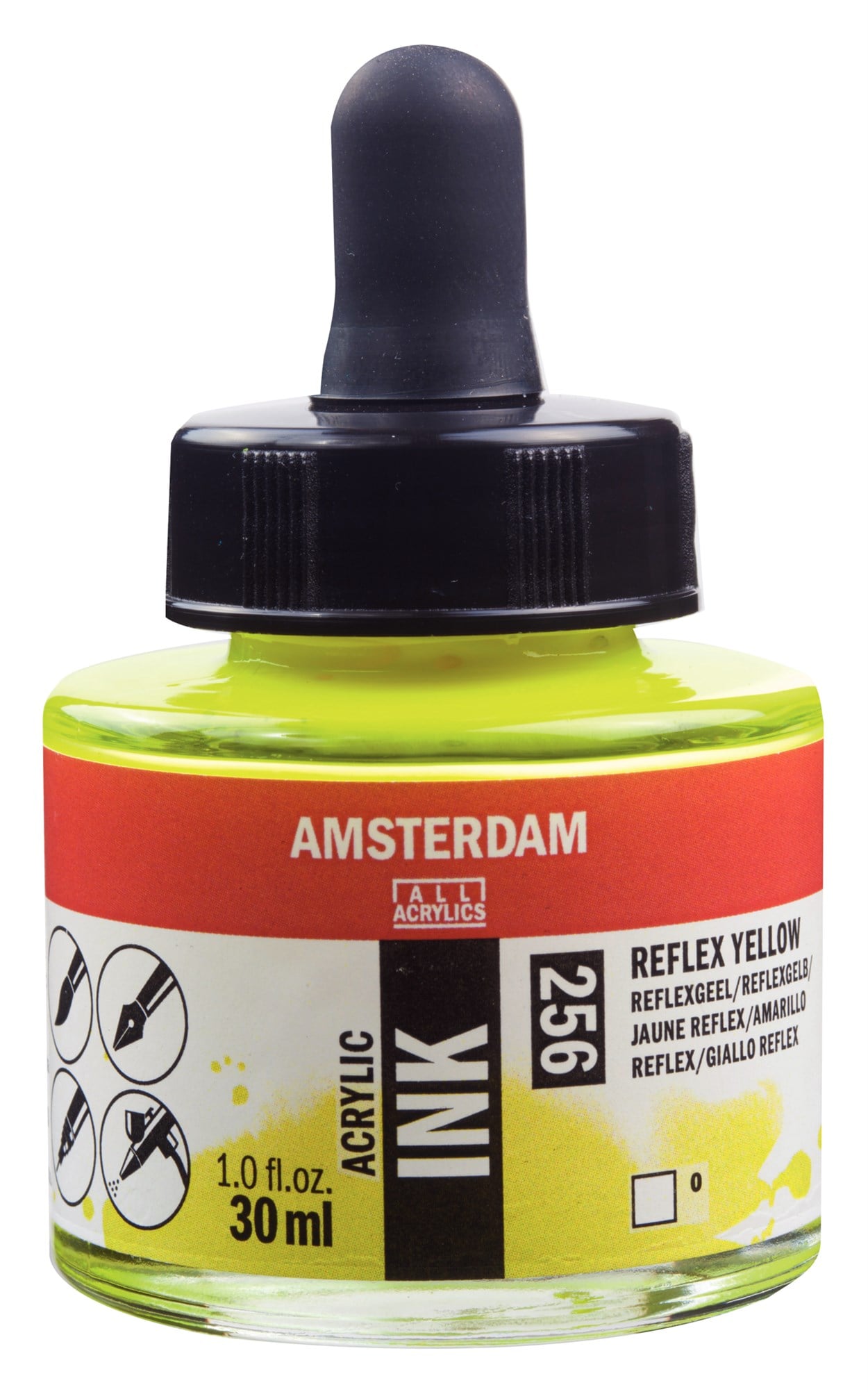 AMSTERDAM AKRİLİK MÜREKKEBİ 30ML REFLEX YLW
