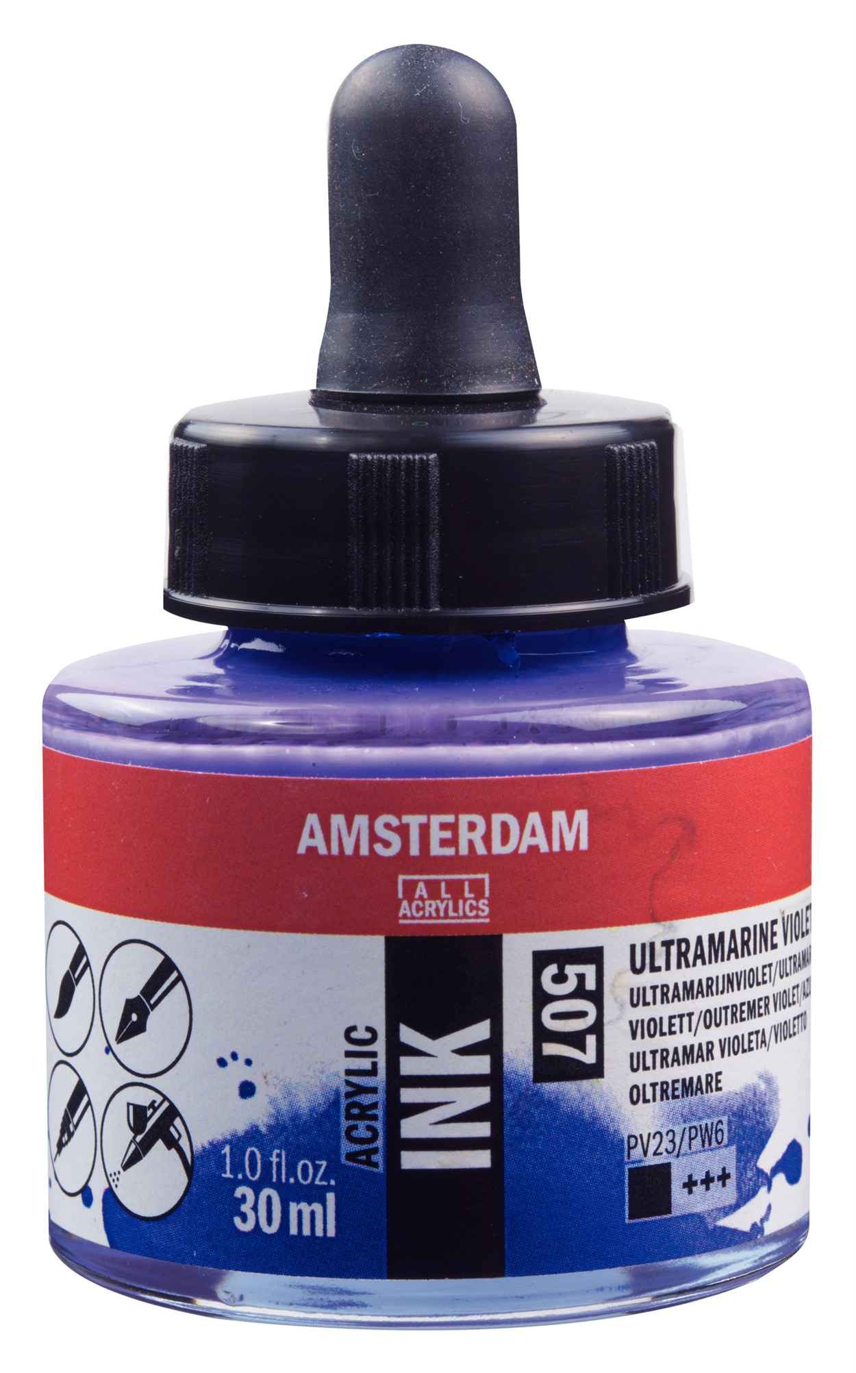 AMSTERDAM AKRİLİK MÜREKKEBİ 30ML ULTRAM.VIOL