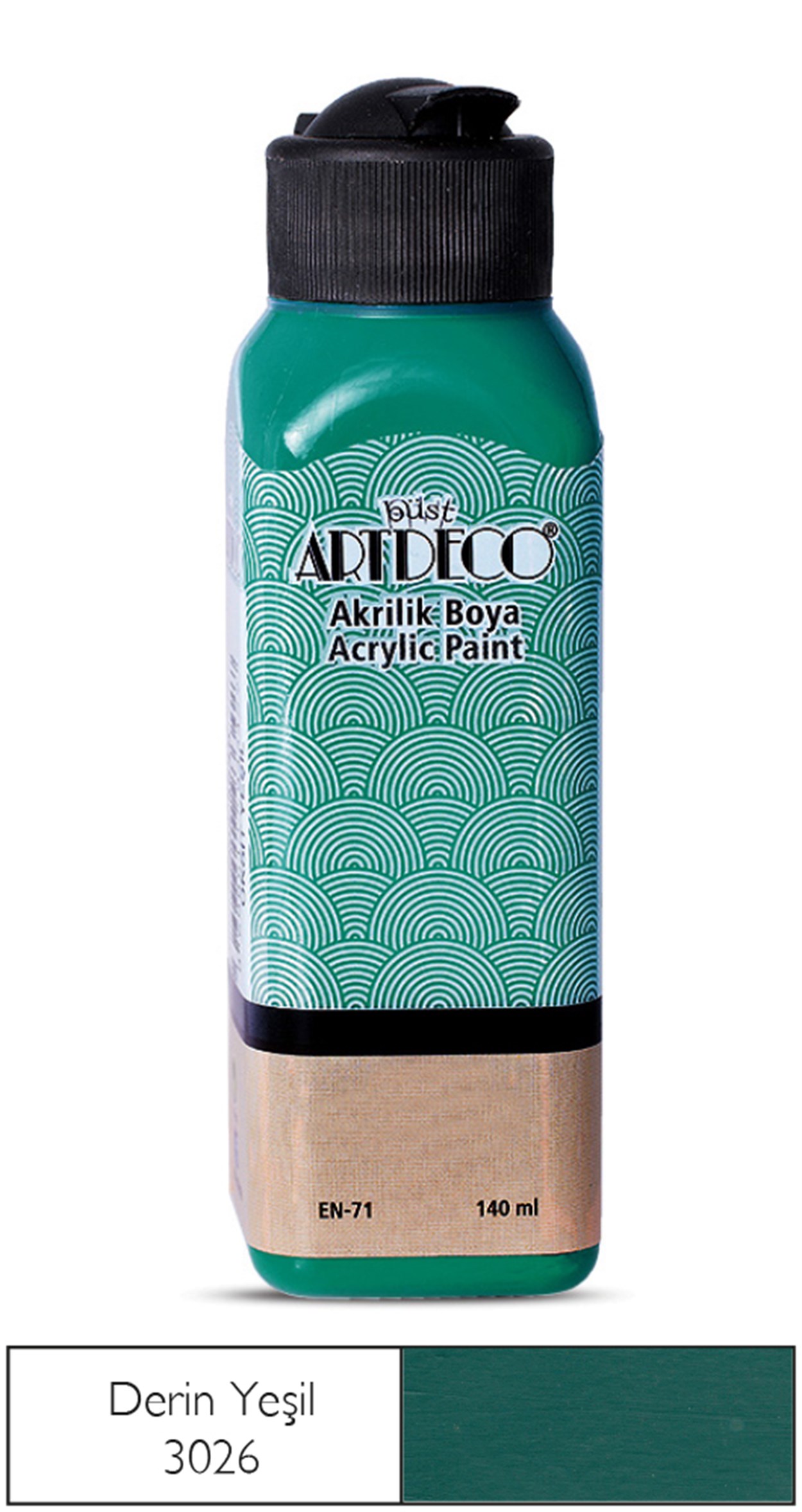 Artdeco Akrilik Boya 140ml Derin Yeşil 3026