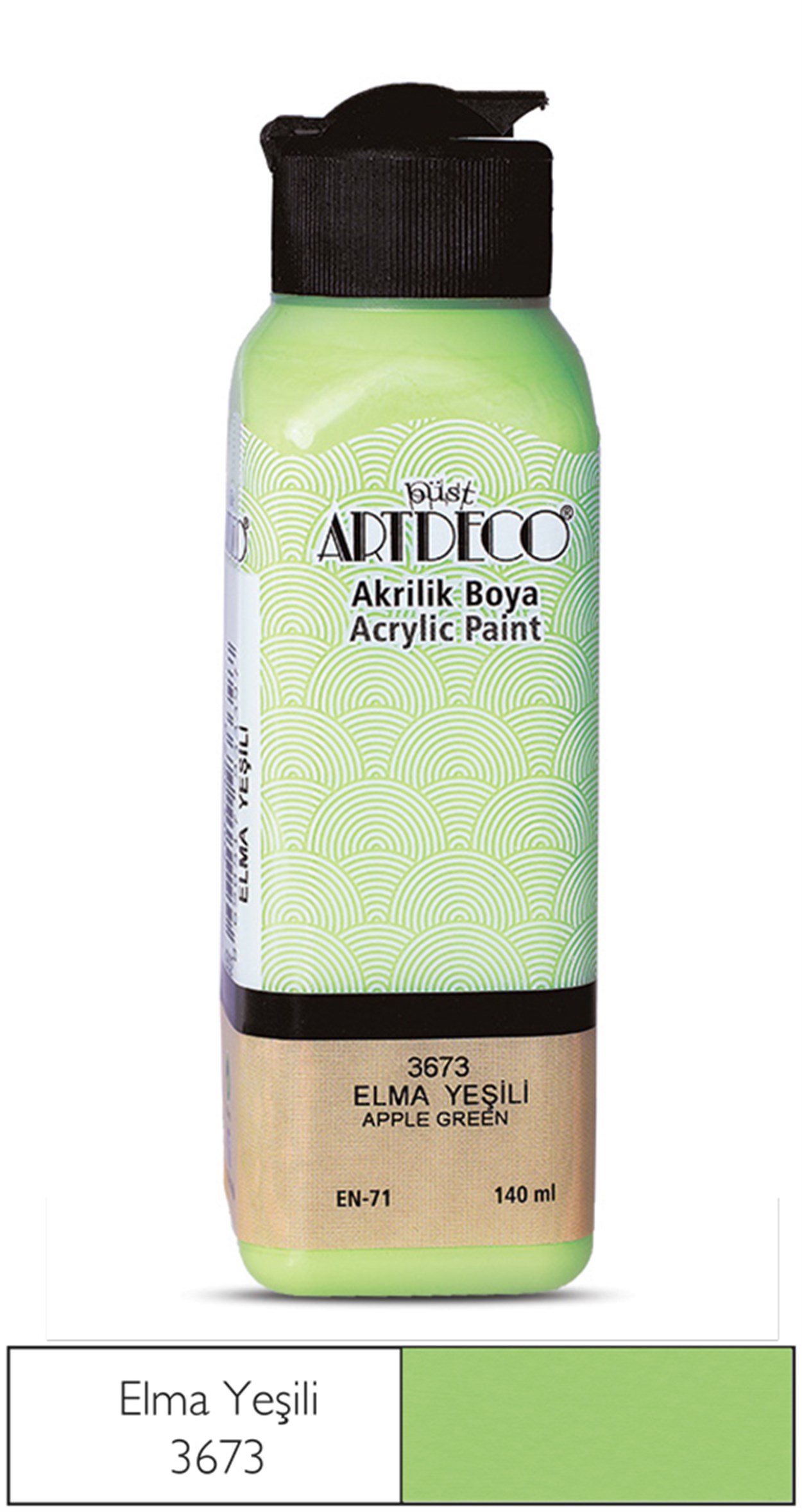 Artdeco Akrilik Boya 140ml Elma Yeşili 3673