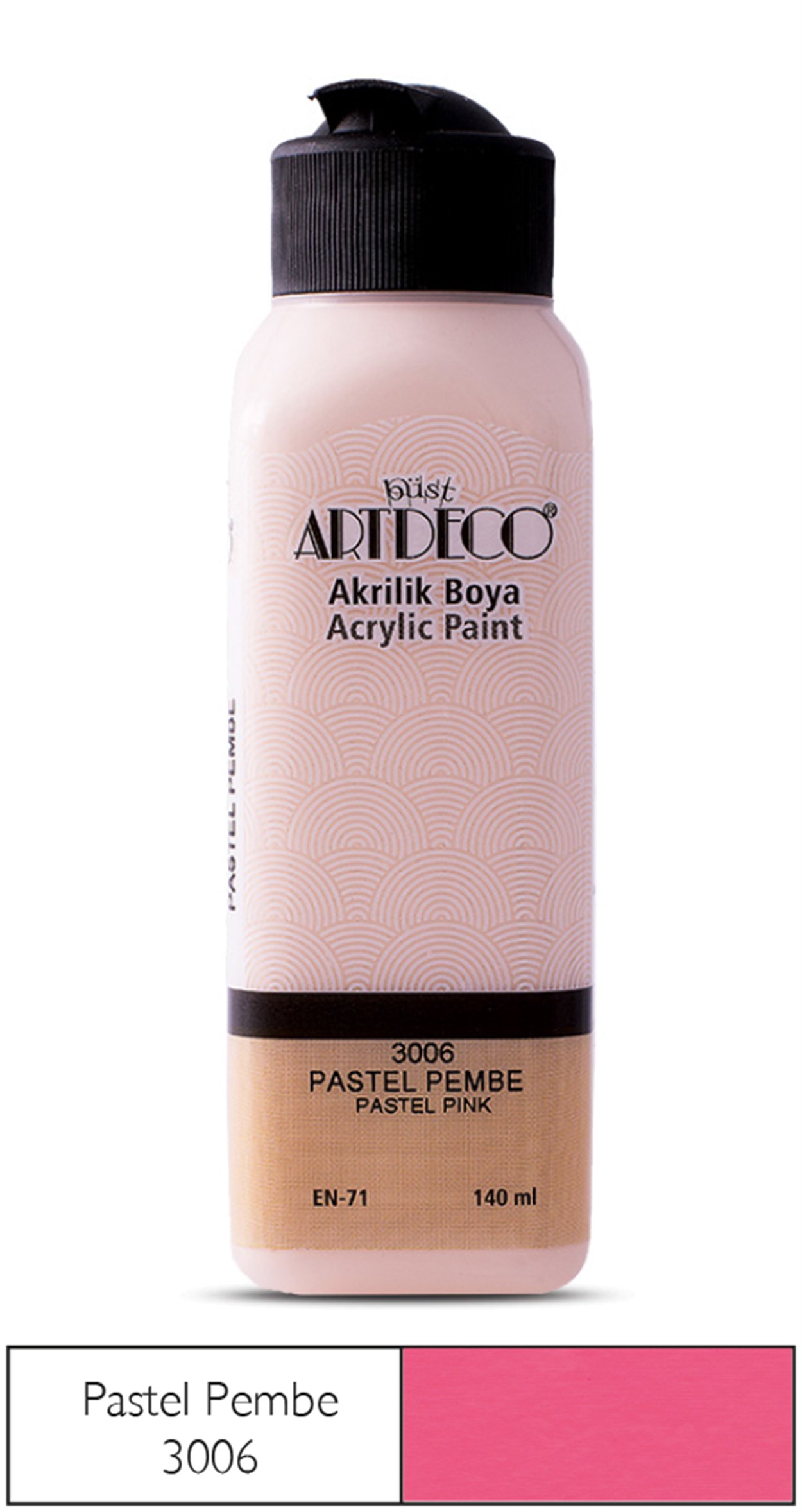 Artdeco Akrilik Boya 140ml Pastel Pembe 3006