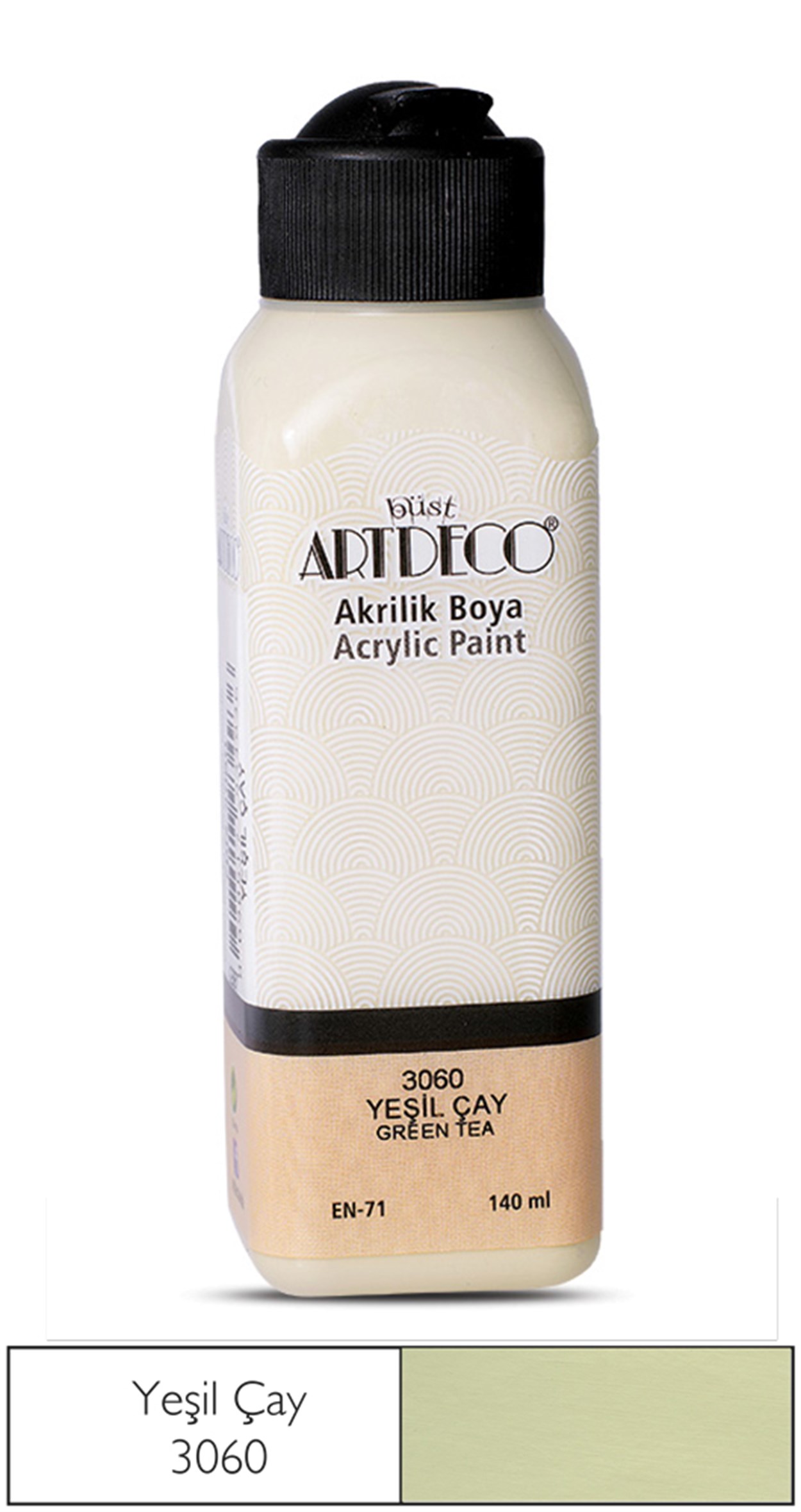 Artdeco Akrilik Boya 140ml Yeşil Çay 3060