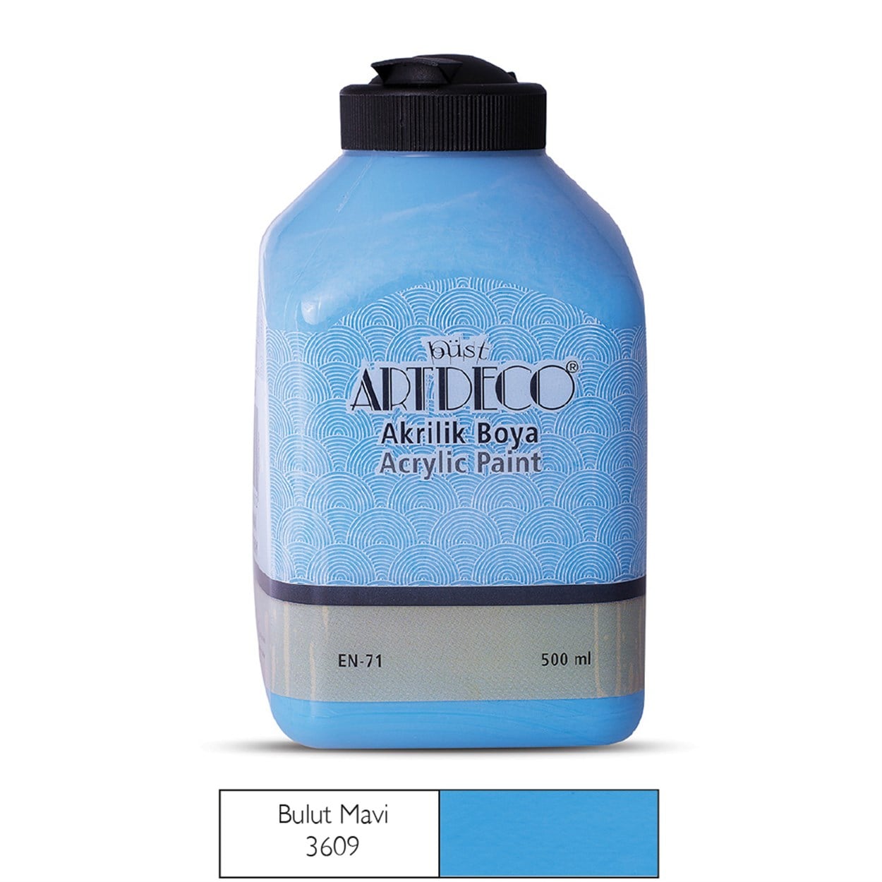 Artdeco Akrilik Boya 500ml Bulut Mavi 3609