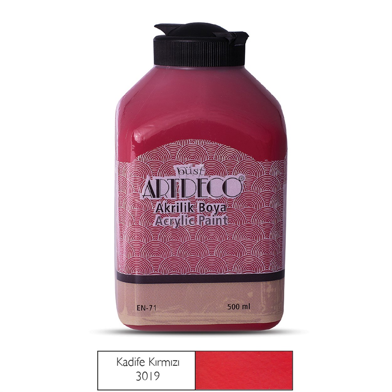 Artdeco Akrilik Boya 500ml Kadife Kırmızı 3019