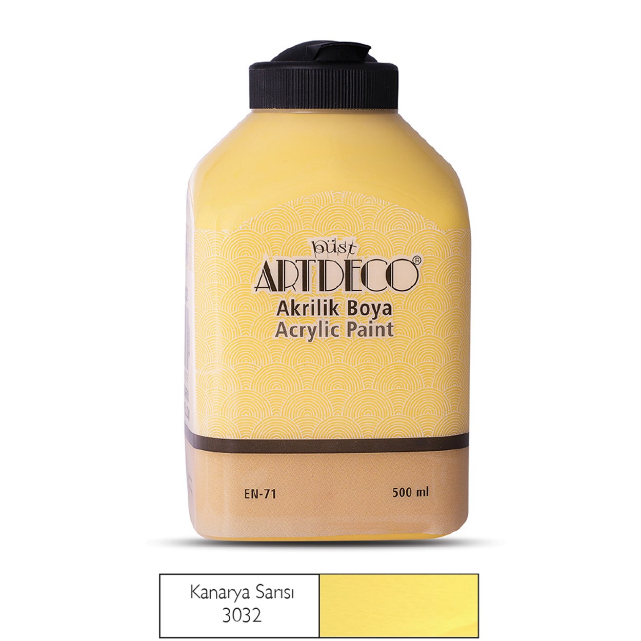 Artdeco Akrilik Boya 500ml Kanarya Sarısı 3032