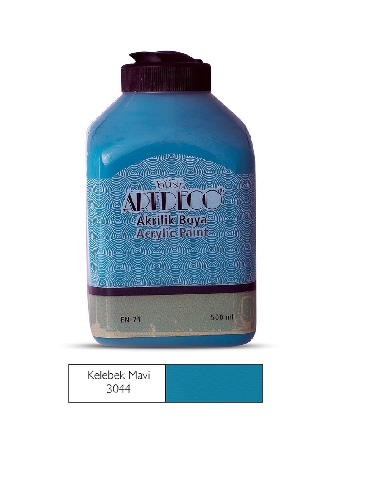 Artdeco Akrilik Boya 500ml Kelebek Mavi 3044