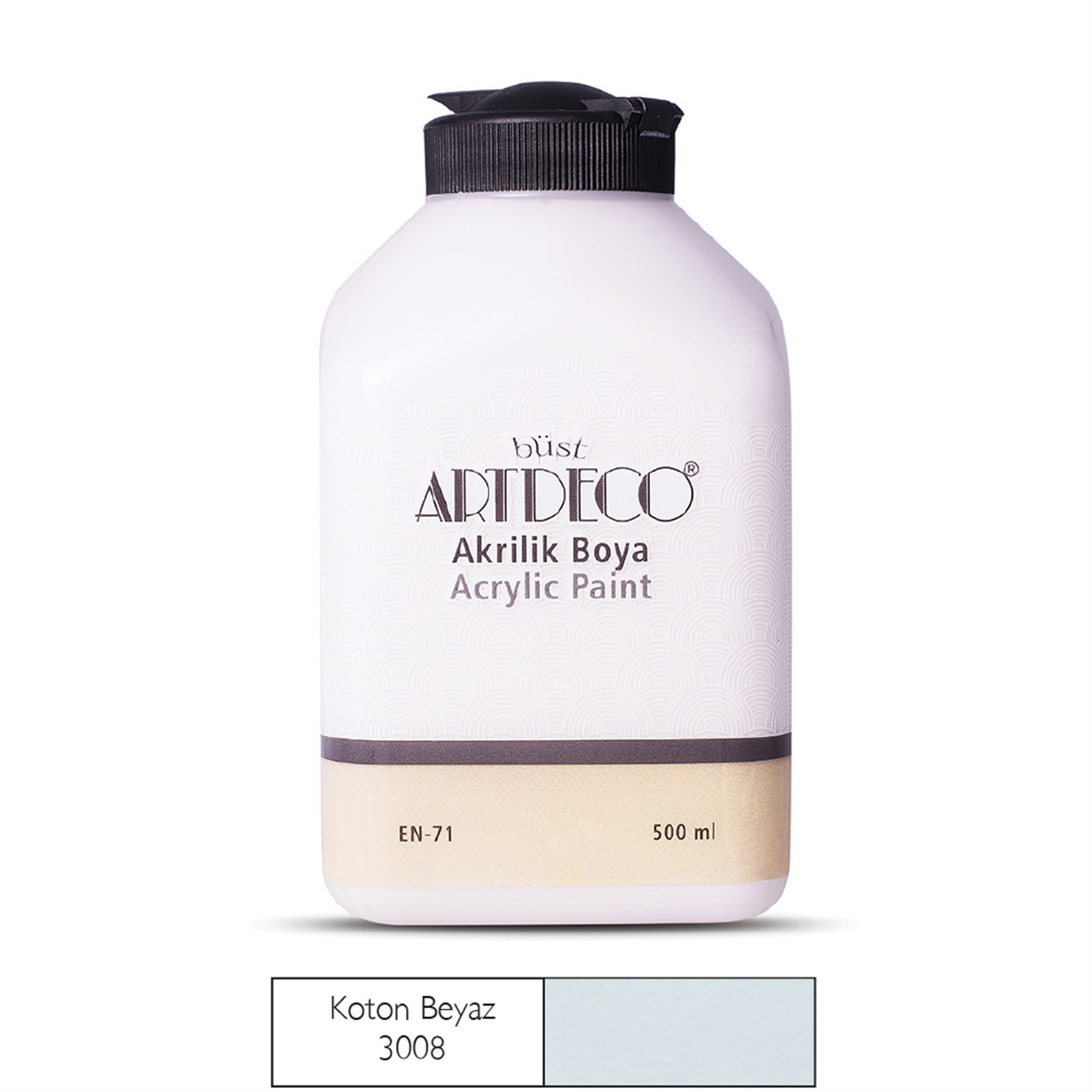 Artdeco Akrilik Boya 500ml Koton Beyaz 3008