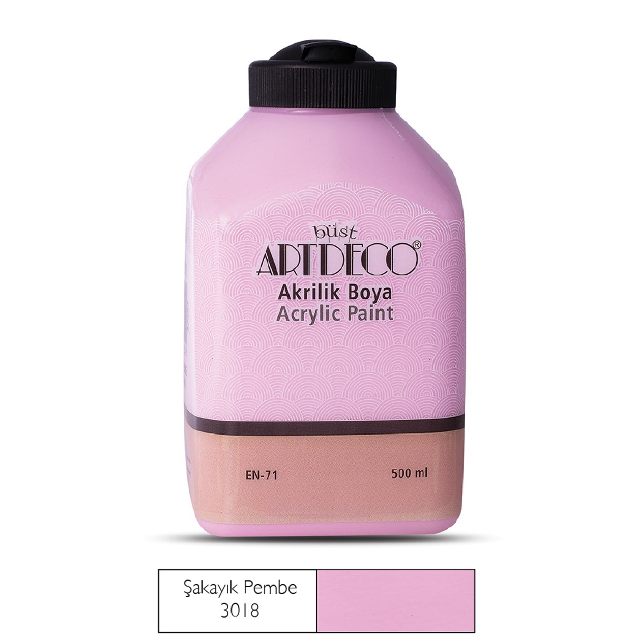 Artdeco Akrilik Boya 500ml Şakayık Pembe 3018