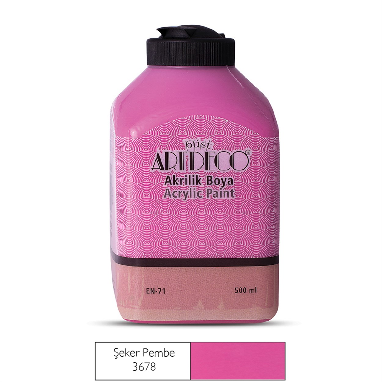 Artdeco Akrilik Boya 500ml Şeker Pembe 3678
