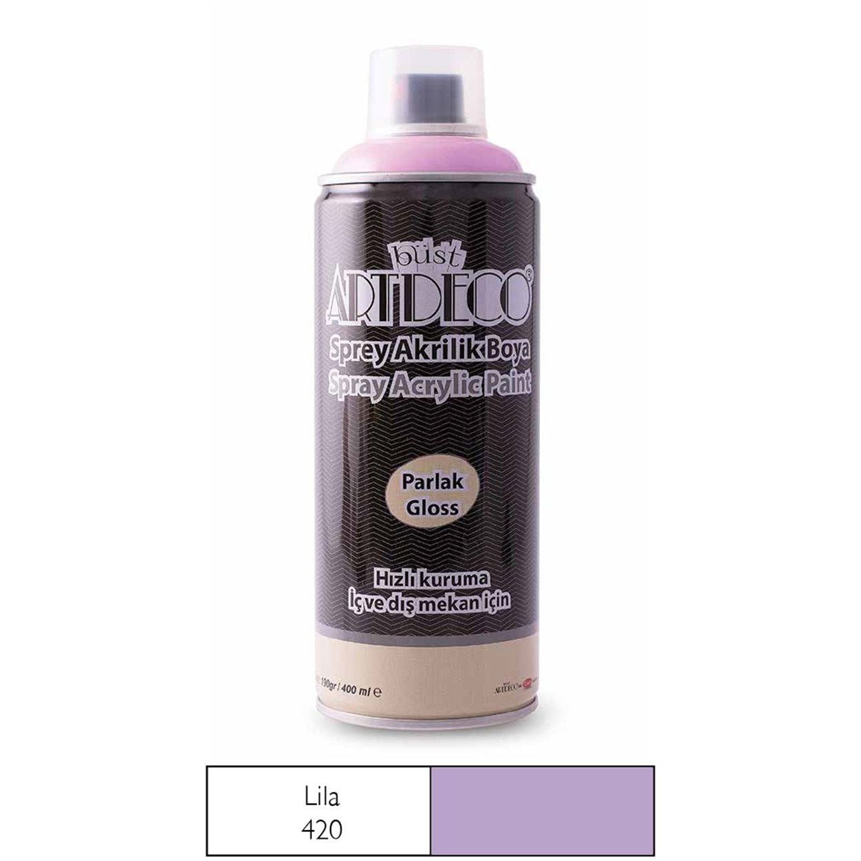 ARTDECO AKRİLİK SPREY BOYA 400 ML LİLA 420
