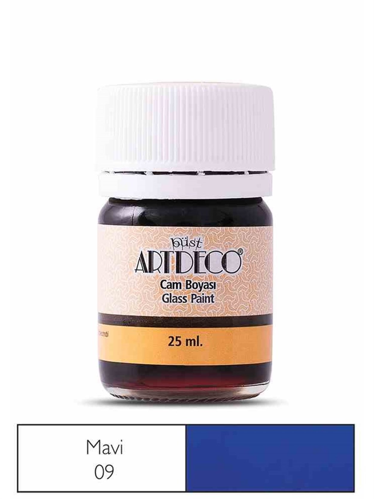 Artdeco Cam Boyası 25ml Mavi 09